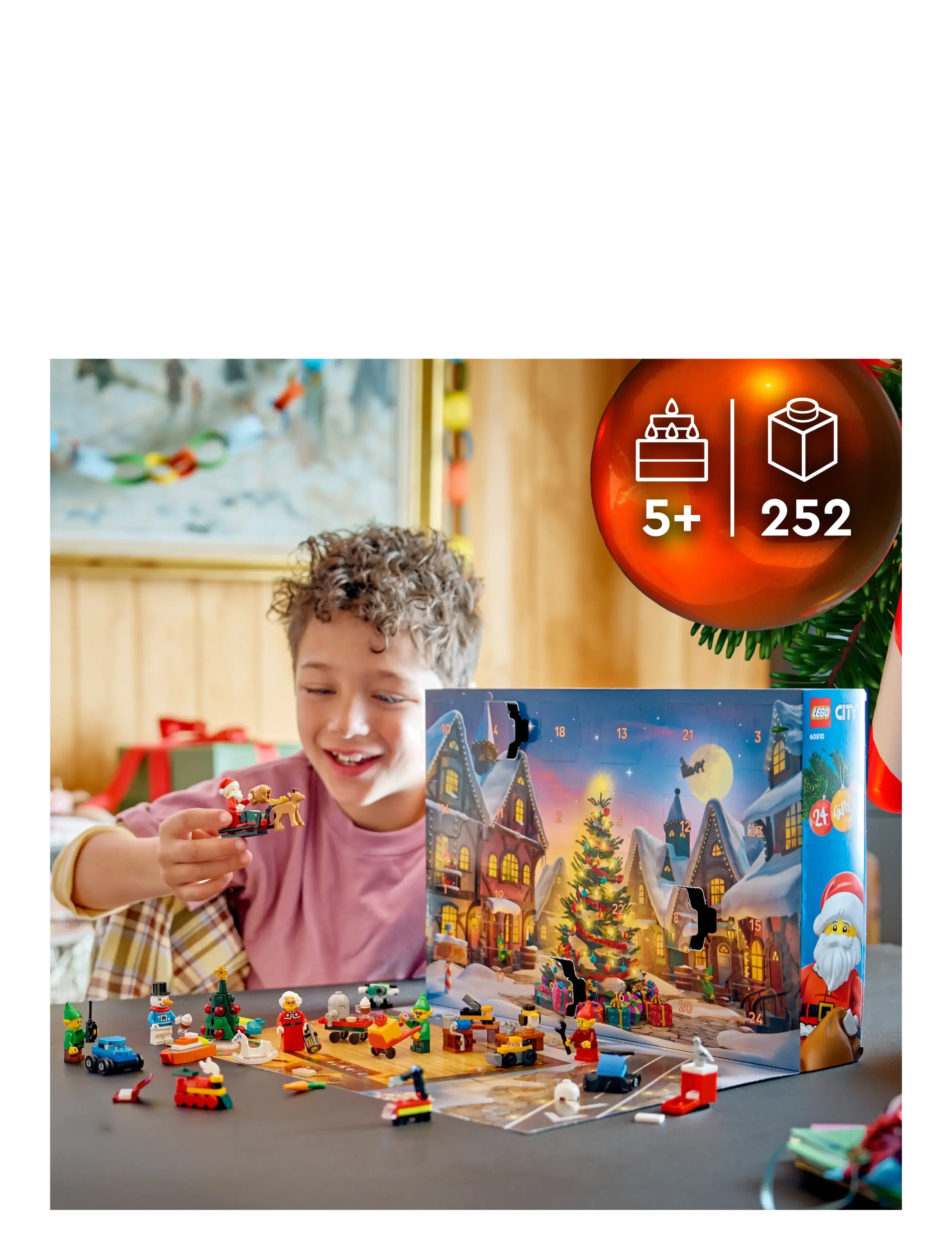 LEGO - City Advent Calendar 2026 Santa’s Workshop Toy 60510 - lego city - multi - 5
