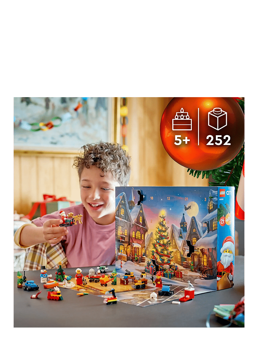 LEGO - City Advent Calendar 2026 Santa’s Workshop Toy 60510 - lego city - multi - 5