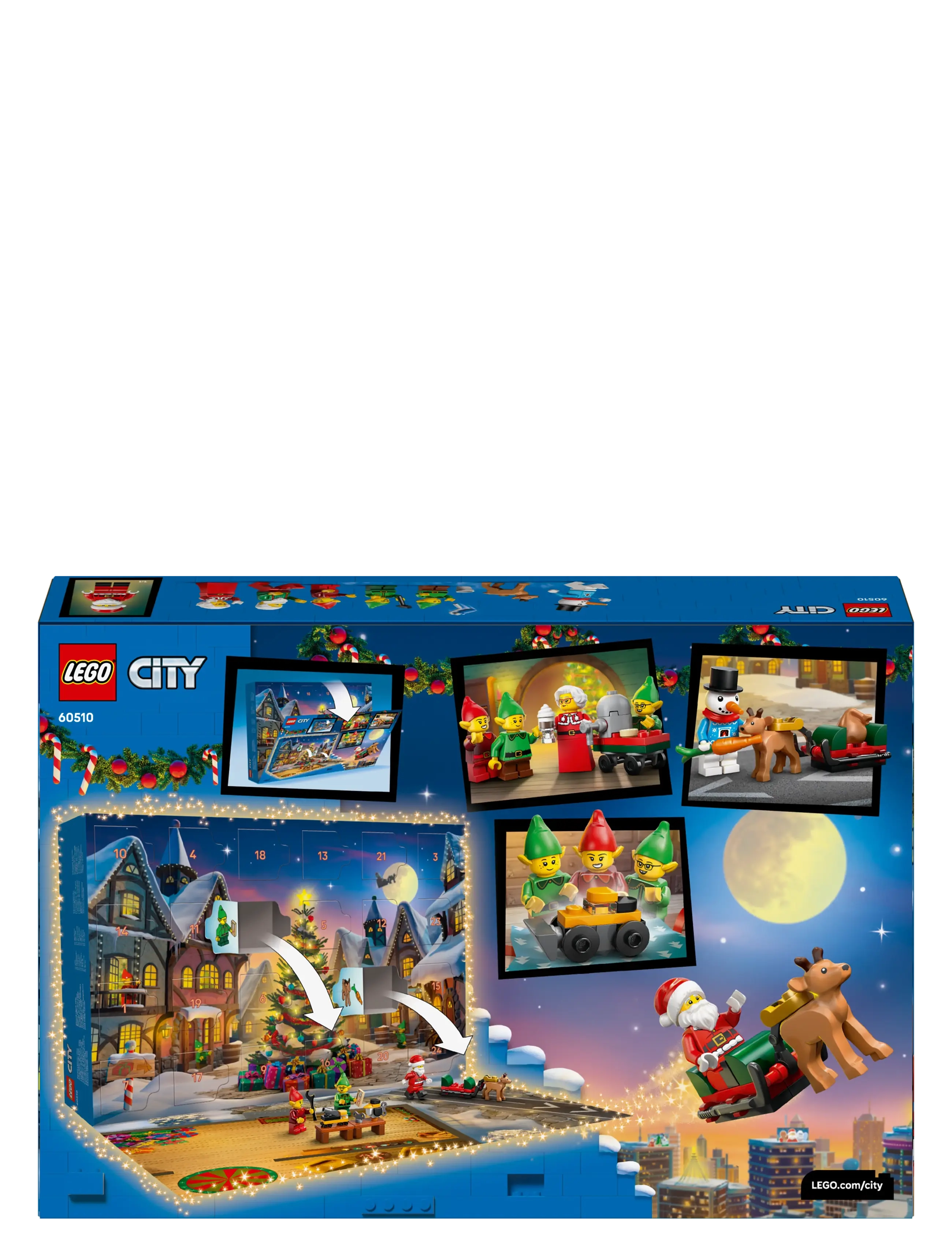 LEGO - City Advent Calendar 2026 Santa’s Workshop Toy 60510 - lego city - multi - 4