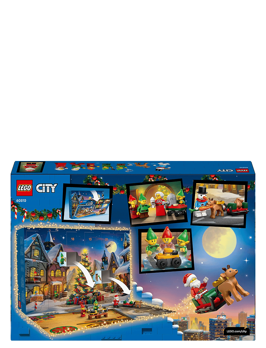 LEGO - City Advent Calendar 2026 Santa’s Workshop Toy 60510 - lego city - multi - 4