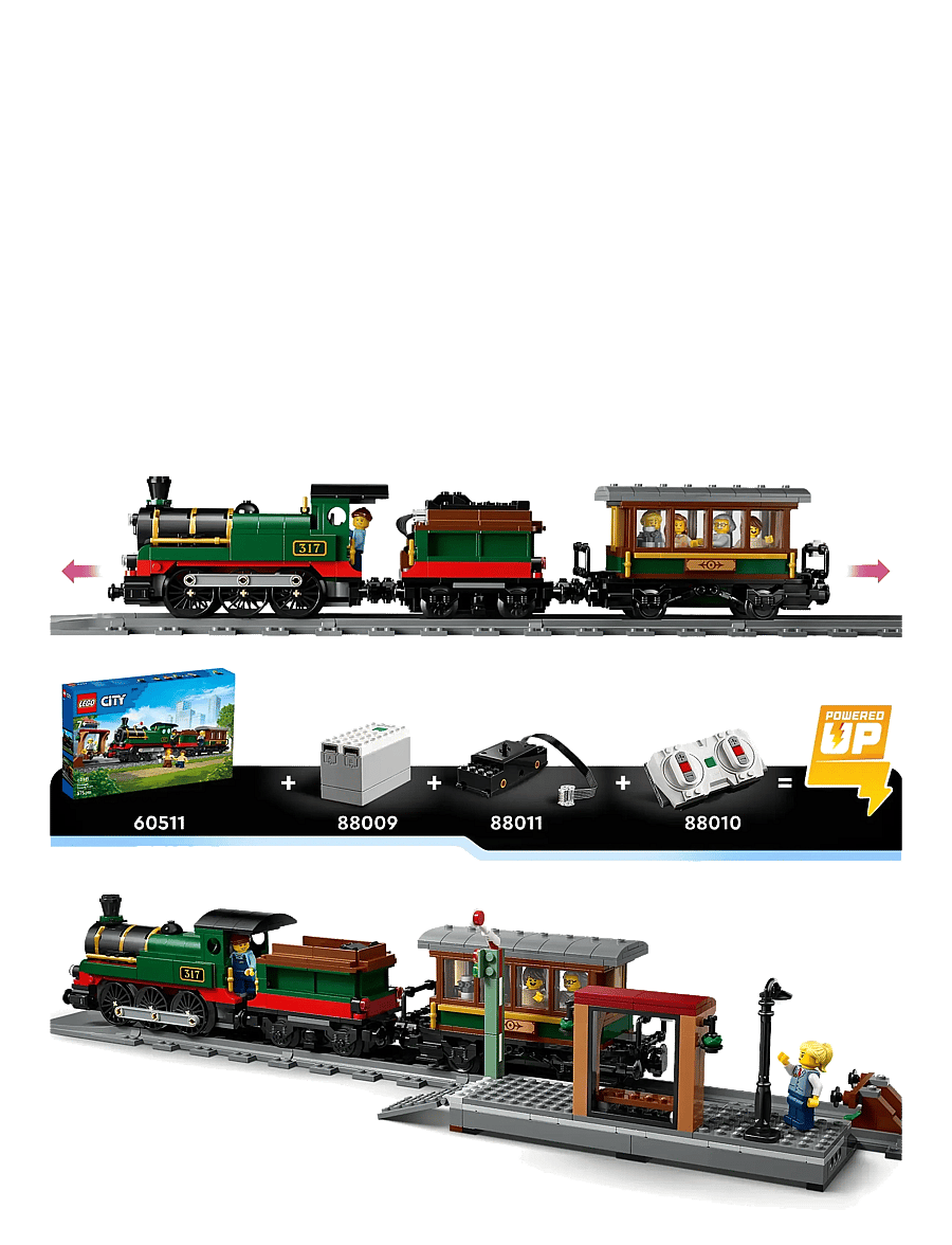 LEGO - City Vintage Steam Train - Toy Building Set 60511 - lego city - multi - 2