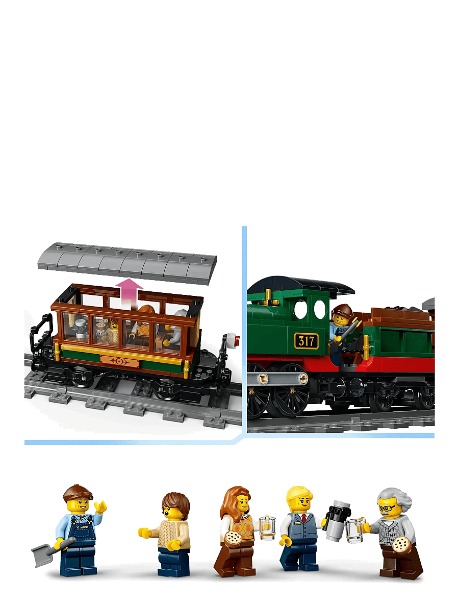 LEGO - City Vintage Steam Train - Toy Building Set 60511 - lego city - multi - 3