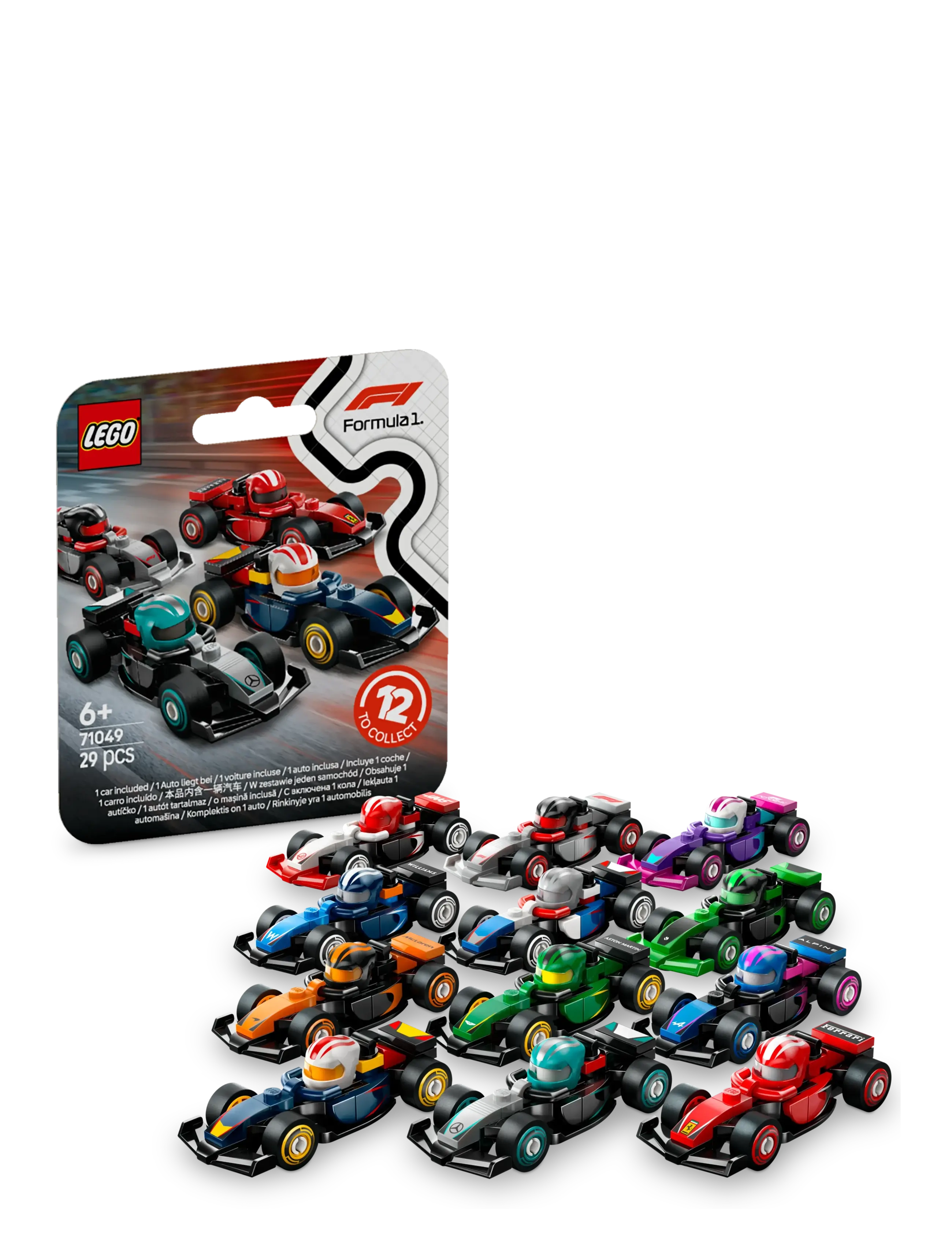LEGO F1® Collectible Race Cars - Gå-bort presenter - MULTI / multi