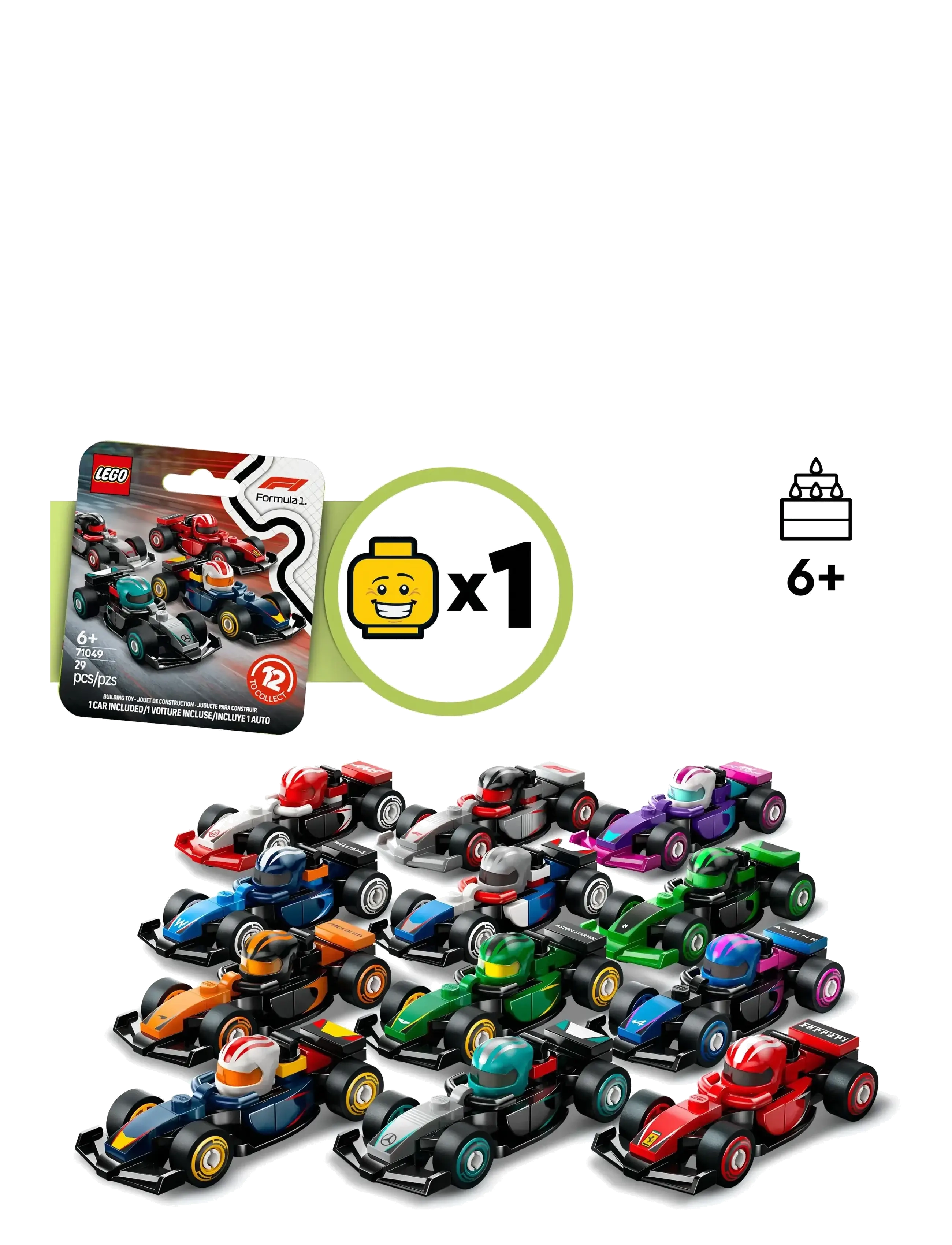 LEGO - F1® Collectible Race Cars - multi - 1