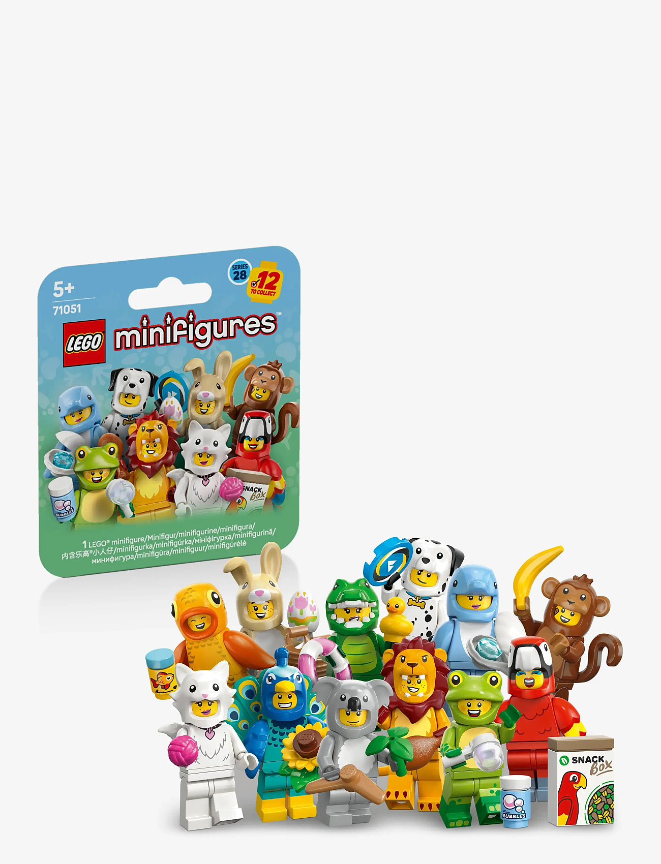 LEGO - Minifigures Animal Series 28 Mystery Box Toy 71051 - lego classic - multi - 0