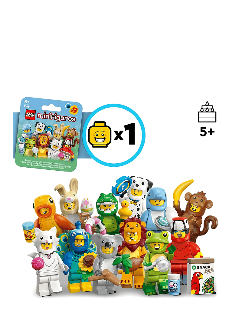 LEGO - Minifigures Animal Series 28 Mystery Box Toy 71051 - lego classic - multi - 1