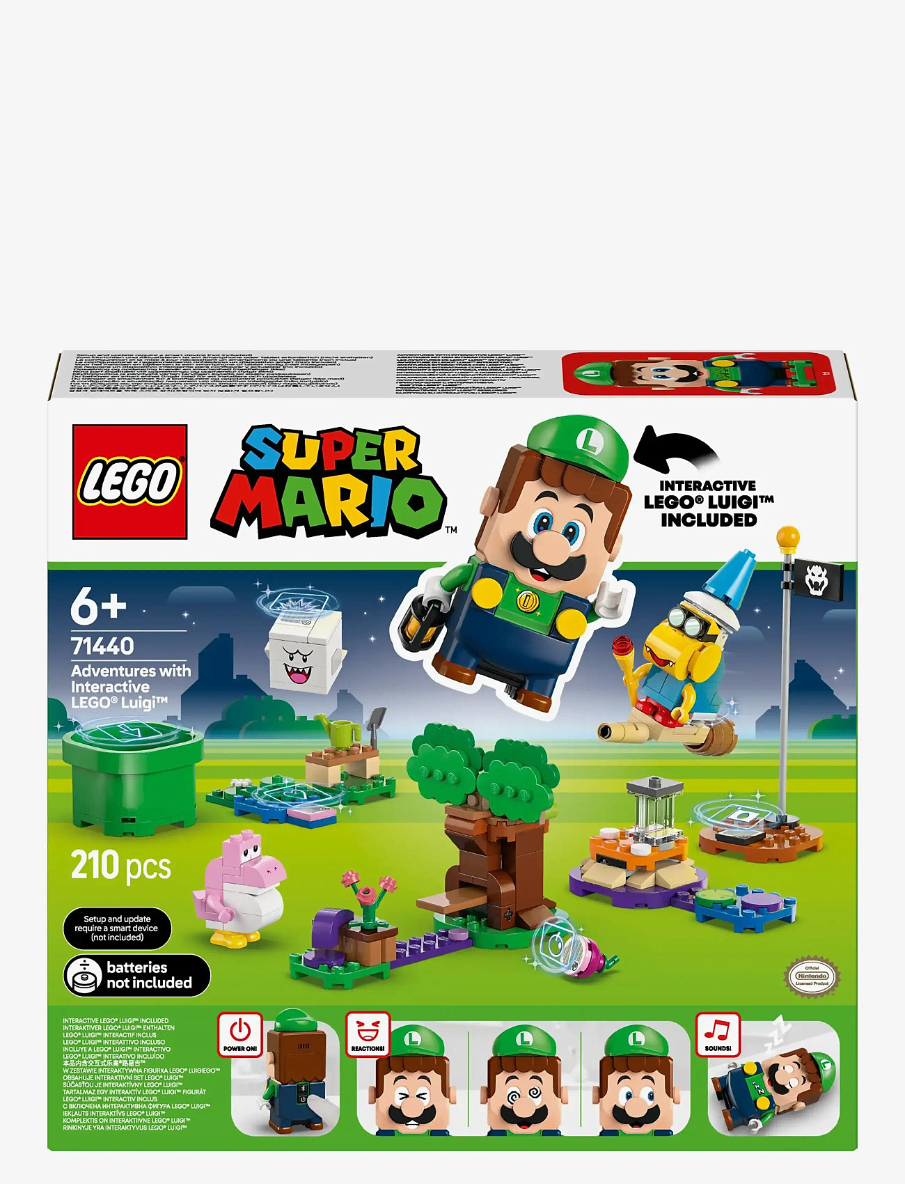 LEGO - Eventyr med interaktiv LEGO® Luigi™ 71440 - lego super mario™ - multi - 4
