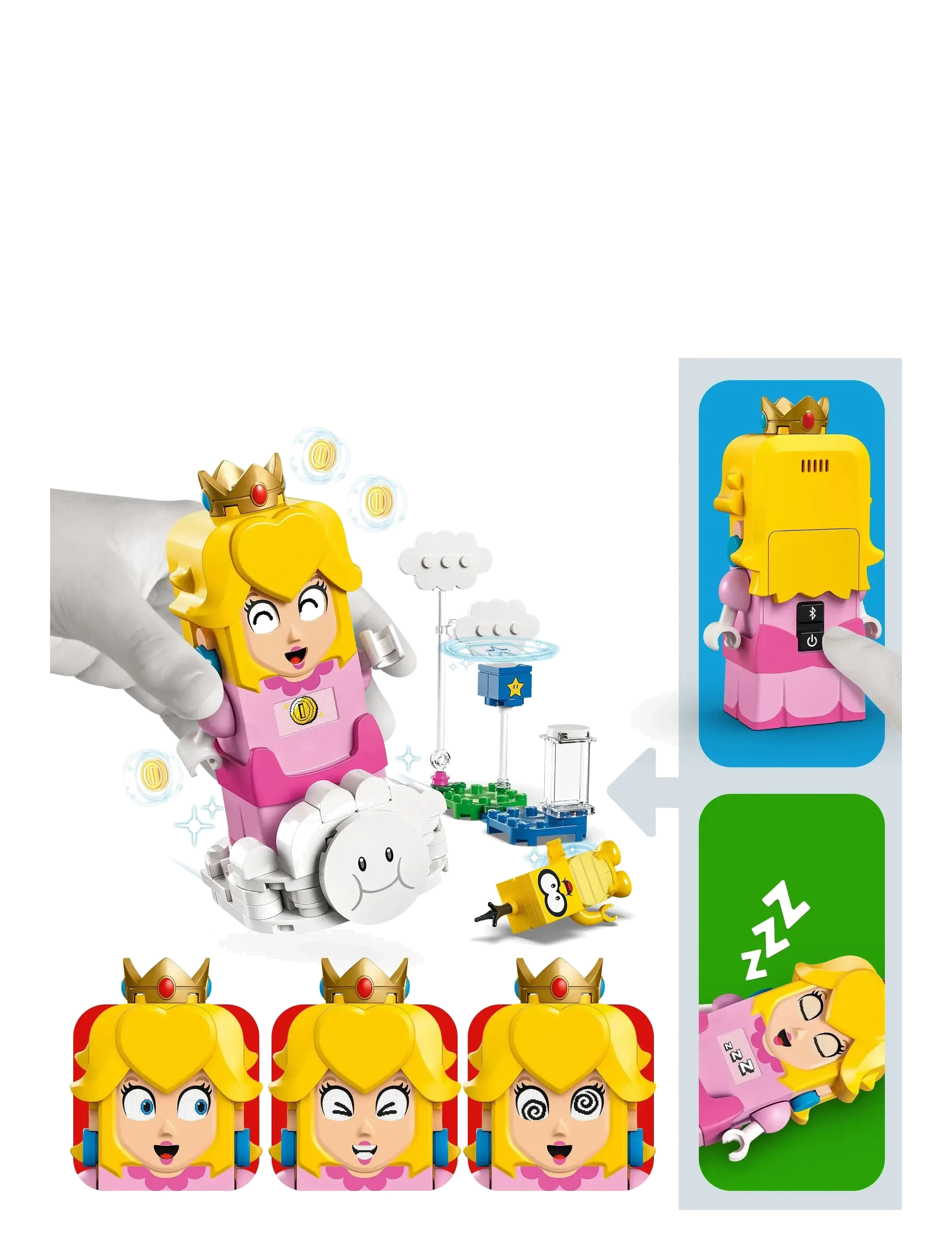 LEGO - På eventyr med interaktive LEGO® Peach™ 71441 - bursdagsgaver - multi - 3