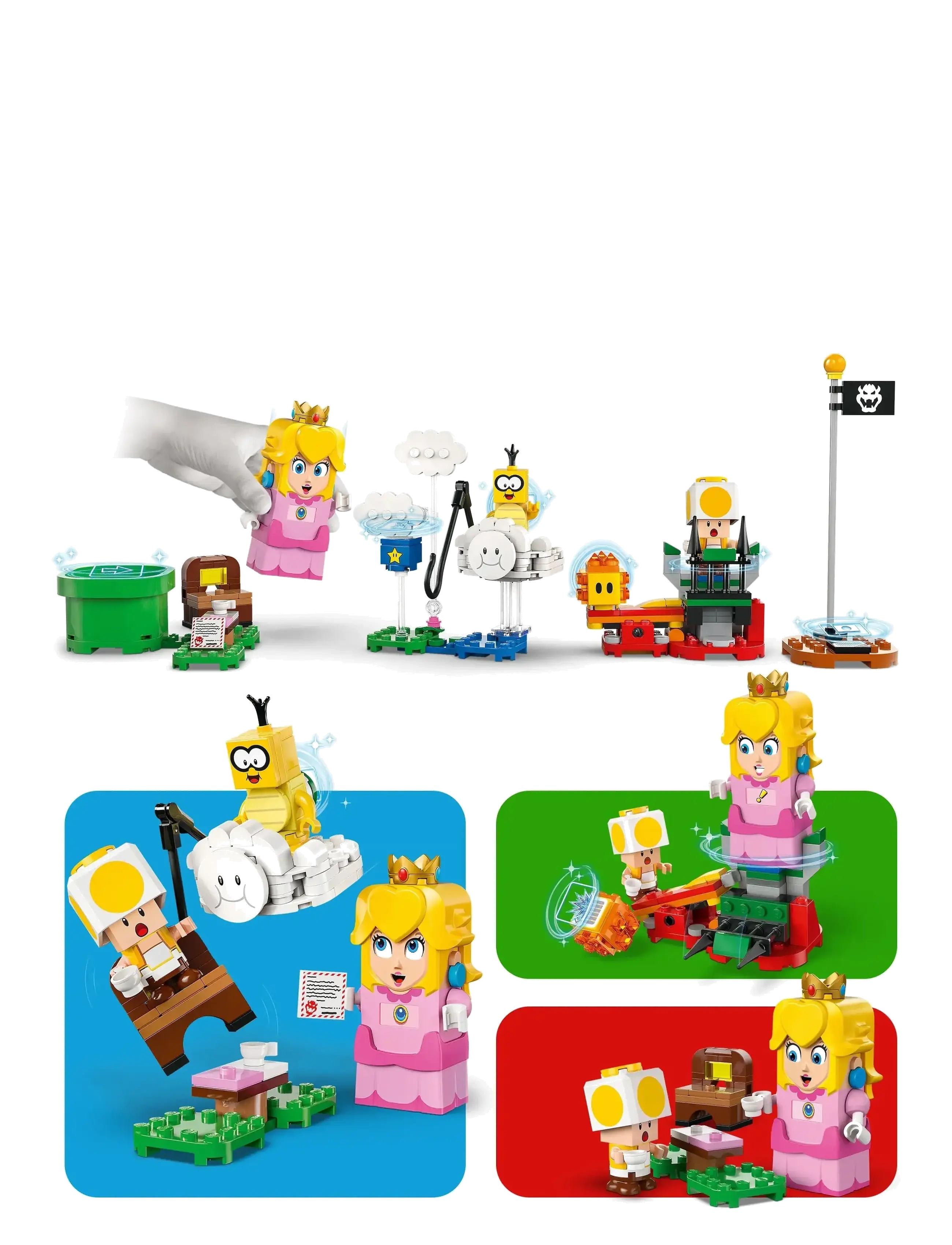 LEGO - På eventyr med interaktive LEGO® Peach™ 71441 - bursdagsgaver - multi - 4