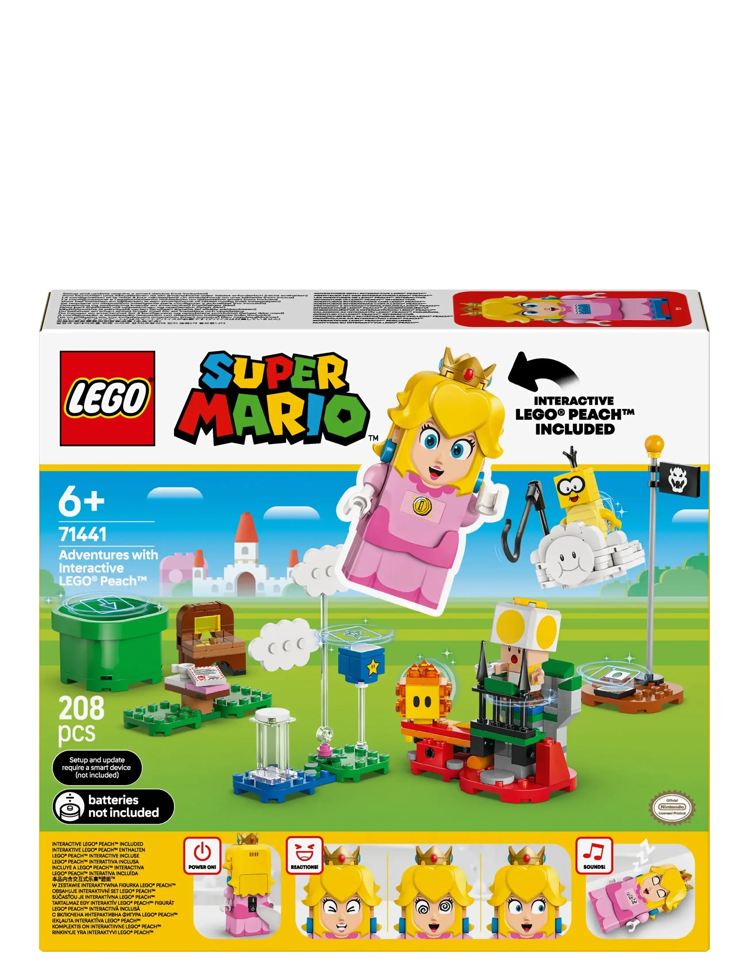 LEGO - På eventyr med interaktive LEGO® Peach™ 71441 - bursdagsgaver - multi - 5