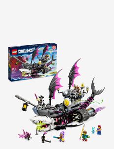 Nightmare Shark Ship, Pirate Ship Toy, LEGO