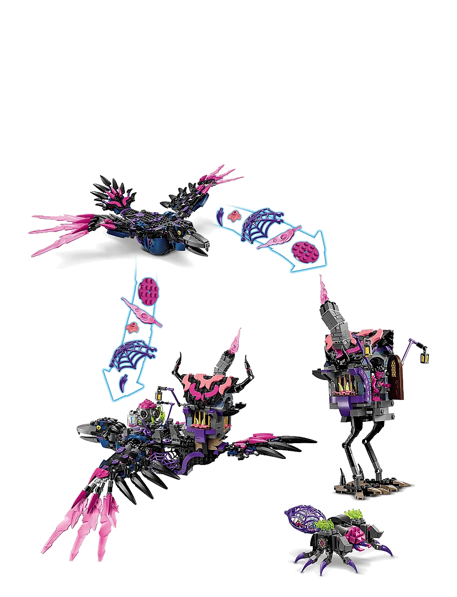 LEGO - The Never Witch’s Midnight Raven Toy 71478 - lego® dreamzzz™ - multi - 3