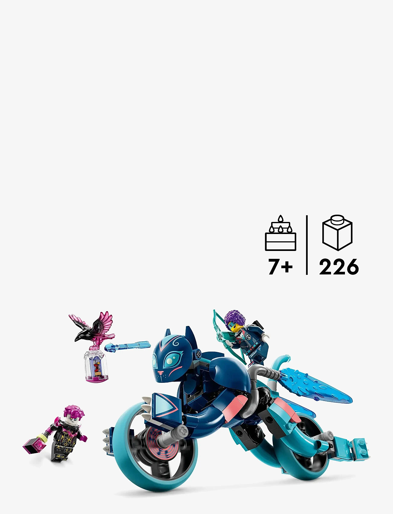 LEGO - Zoey’s Cat Motorcycle Bike Toy 71479 - lego dreamzzz™ - multi - 1