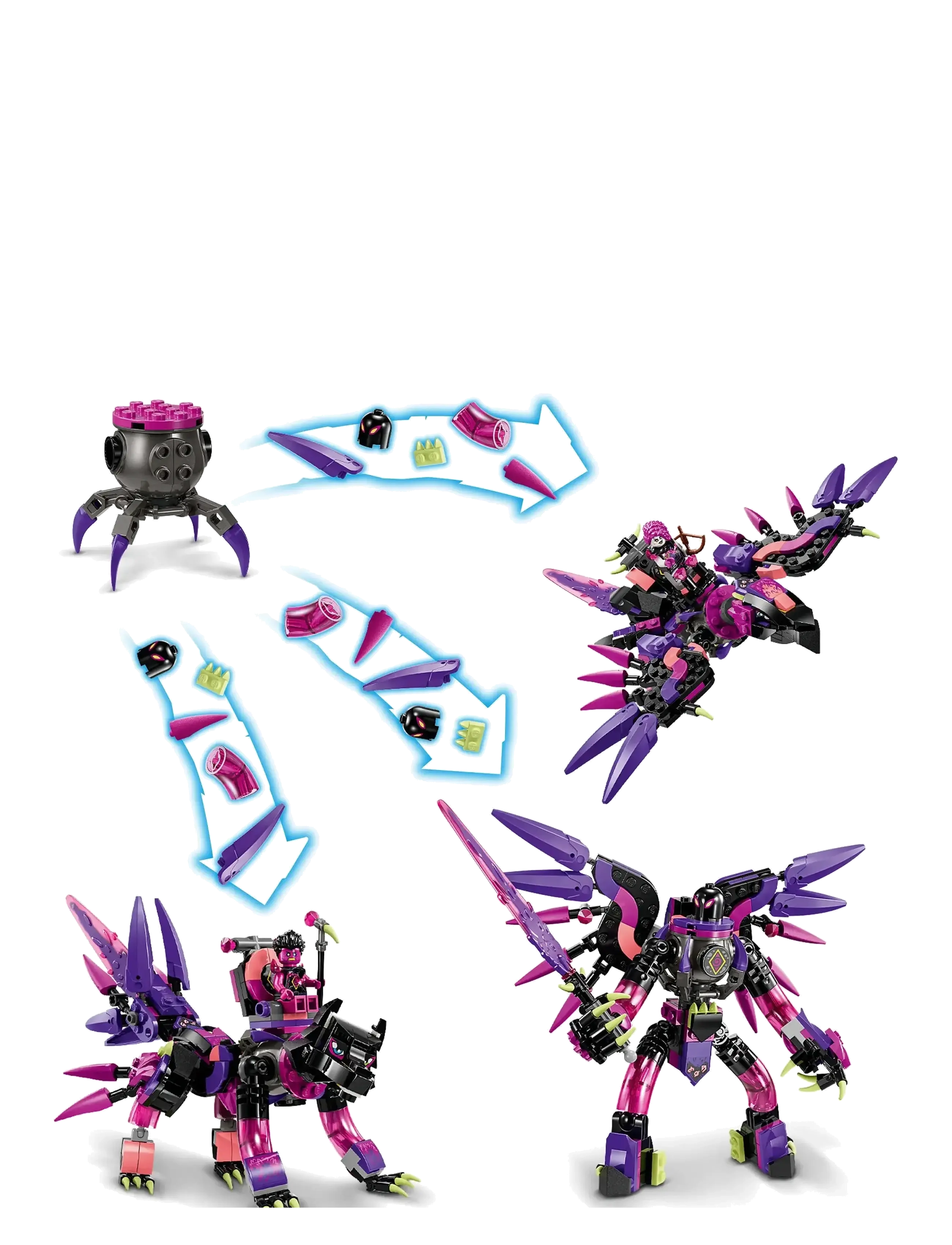 LEGO - The Never Witch’s Nightmare Creatures 71483 - lego® dreamzzz™ - multi - 3