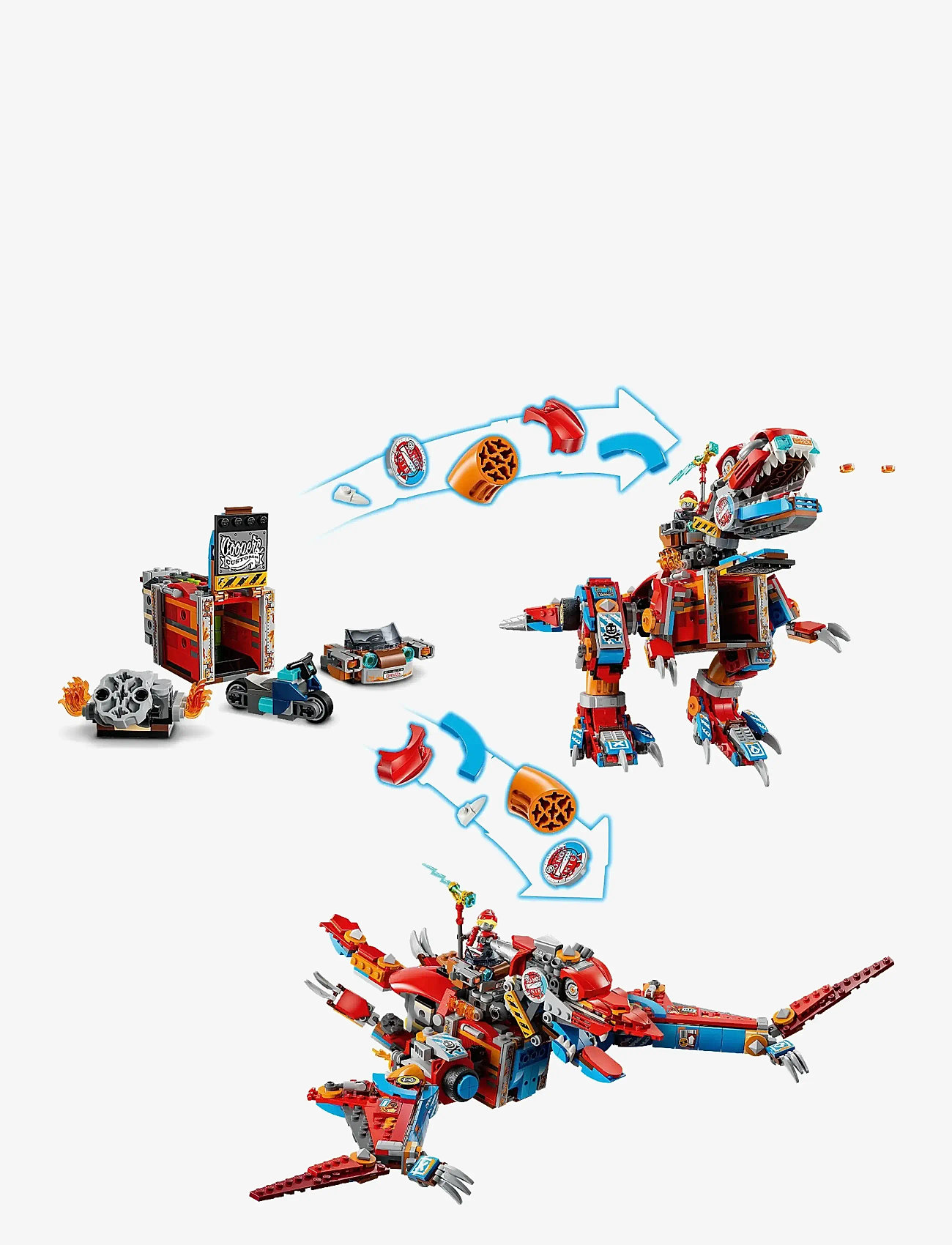 LEGO - Coopers robotdinosaurie C-Rex 71484 - lego® dreamzzz™ - multi - 3