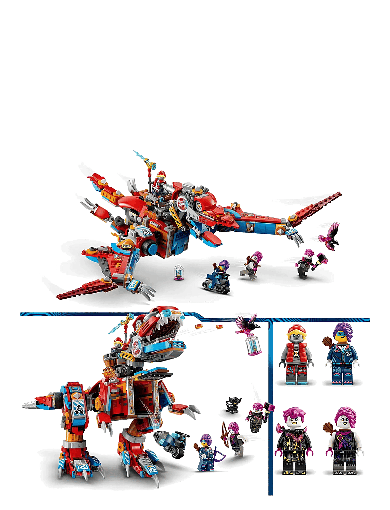 LEGO - Cooper’s Robot Dinosaur C-Rex Toy 71484 - lego® dreamzzz™ - multi - 4