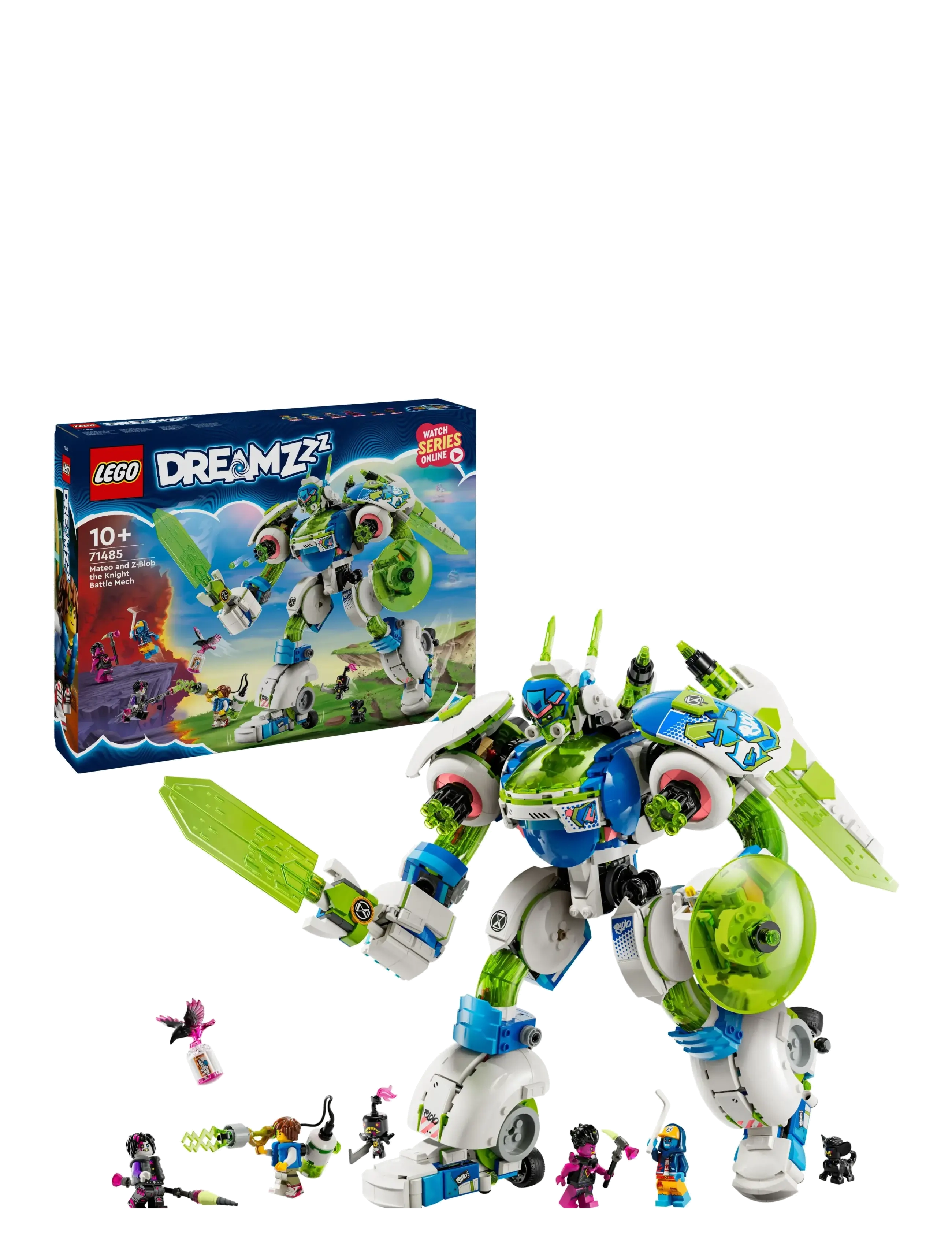 LEGO Mateo Og Kamprobotten Ridder-Z-Blob 71485, One Size, Lego Spielzeug, Mehrfarbig/gemustert - Lego Dreamzzz , Kinder