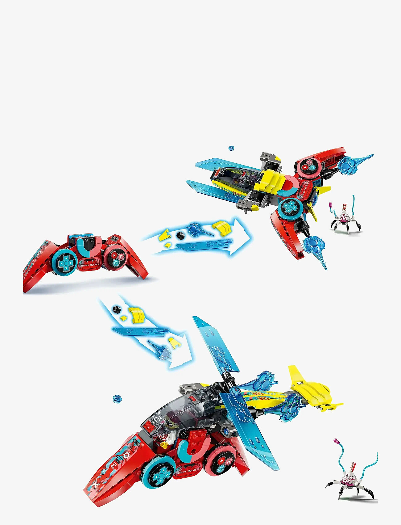 LEGO - Cooper’s Gaming Controller Jet Video Game Toy Fantasy Gift 71489 - lego® dreamzzz™ - multi - 3