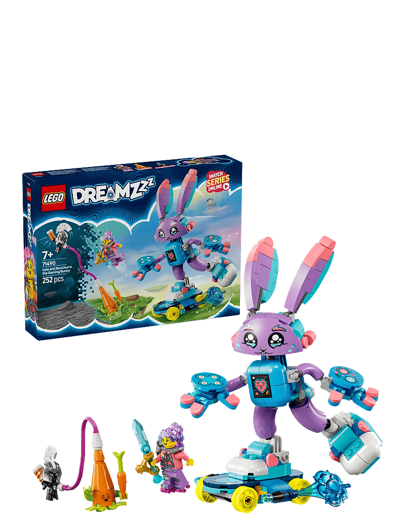 LEGO - Izzie and Bunchurro the Gaming Bunny Imagination Toy 71490 - lego dreamzzz™ - multi - 0