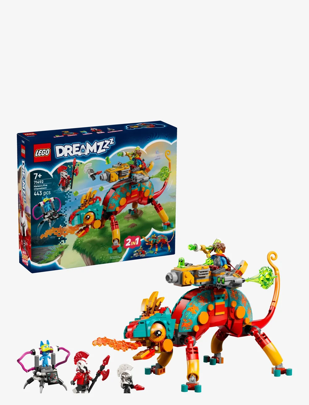 LEGO - Mateo’s Fire Chameleon Imagination Toy 71492 - lego dreamzzz™ - multi - 0