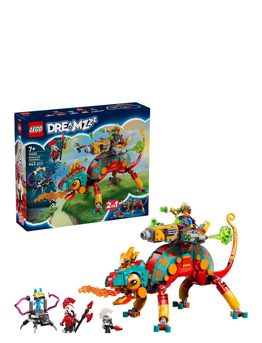 LEGO - Mateo’s Fire Chameleon Imagination Toy 71492 - lego® dreamzzz™ - multi - 0