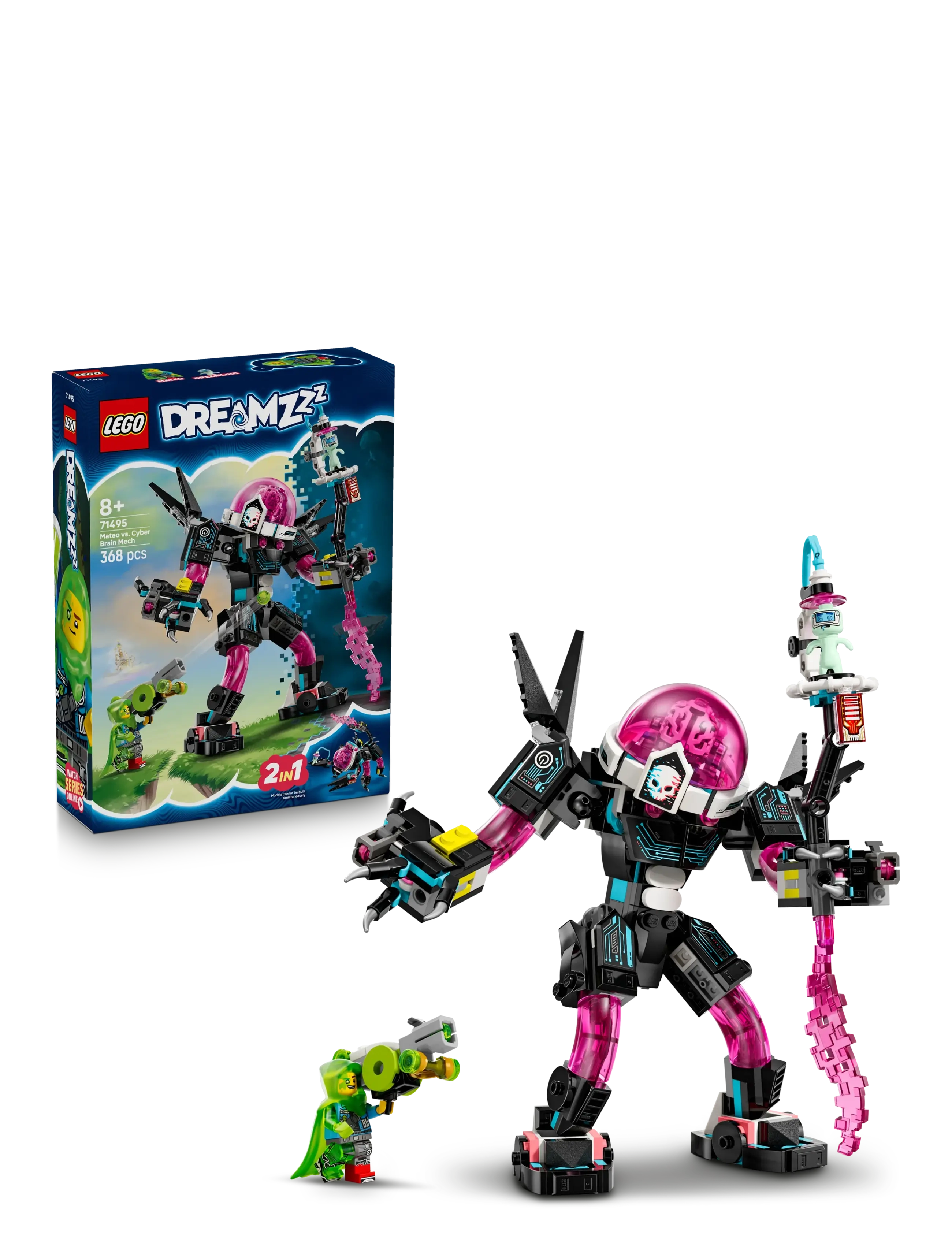 LEGO Mateo Mod Cyberhjerne-Mech 71495 Patterned - One Size - Kinder