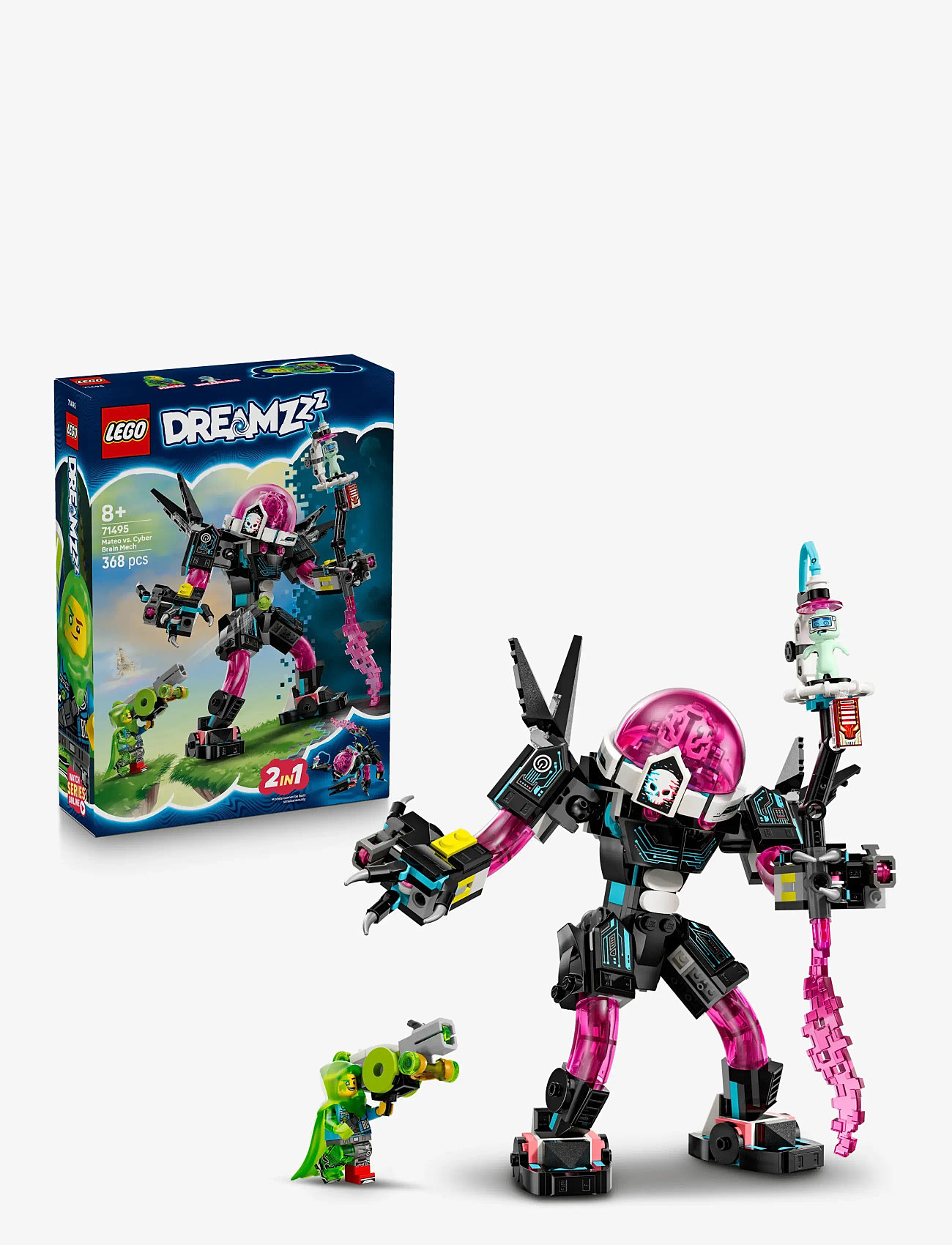 LEGO - Mateo vs. Cyber Brain Mech Robot Toy 71495 - lego dreamzzz™ - multi - 0