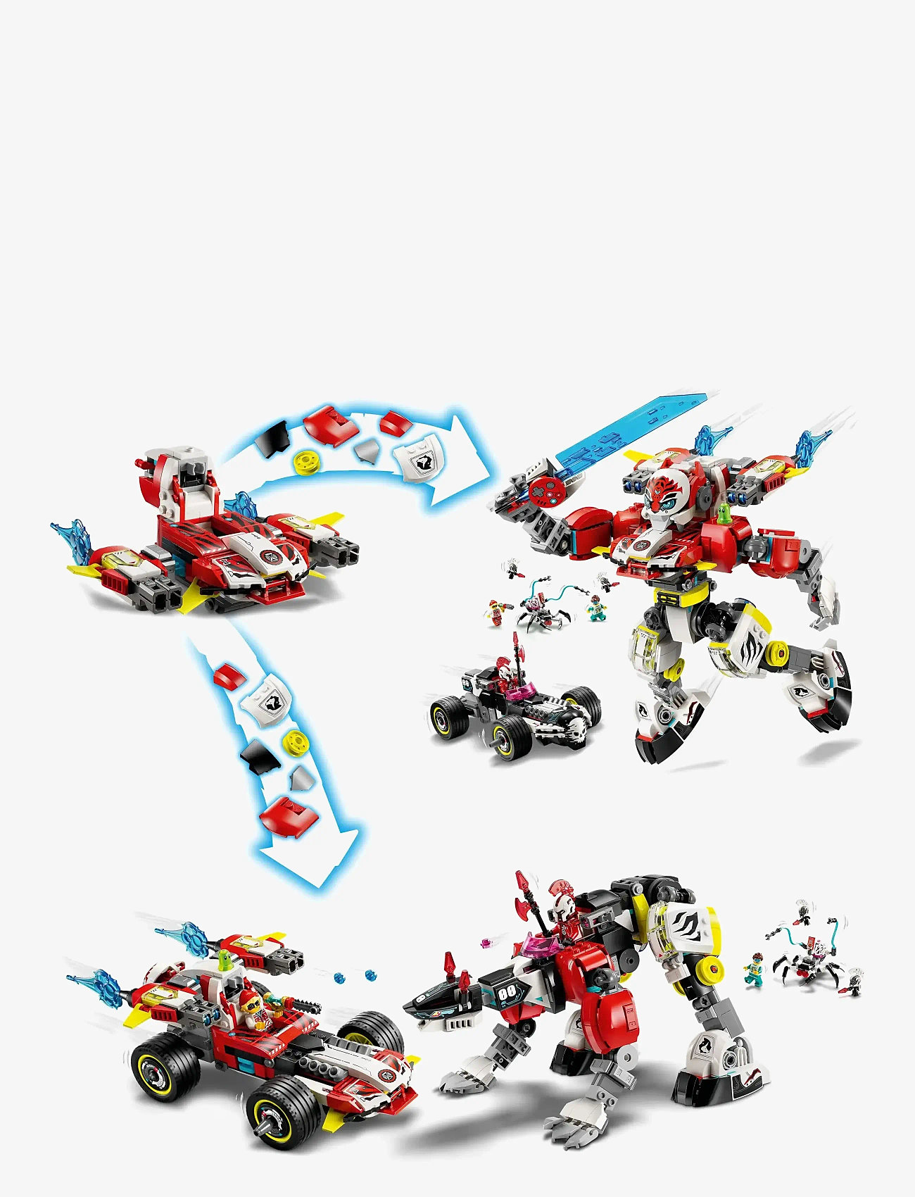 LEGO - Coopers tiger-mech og Zeros hotrod-bil 71497 - lego dreamzzz™ - multi - 2