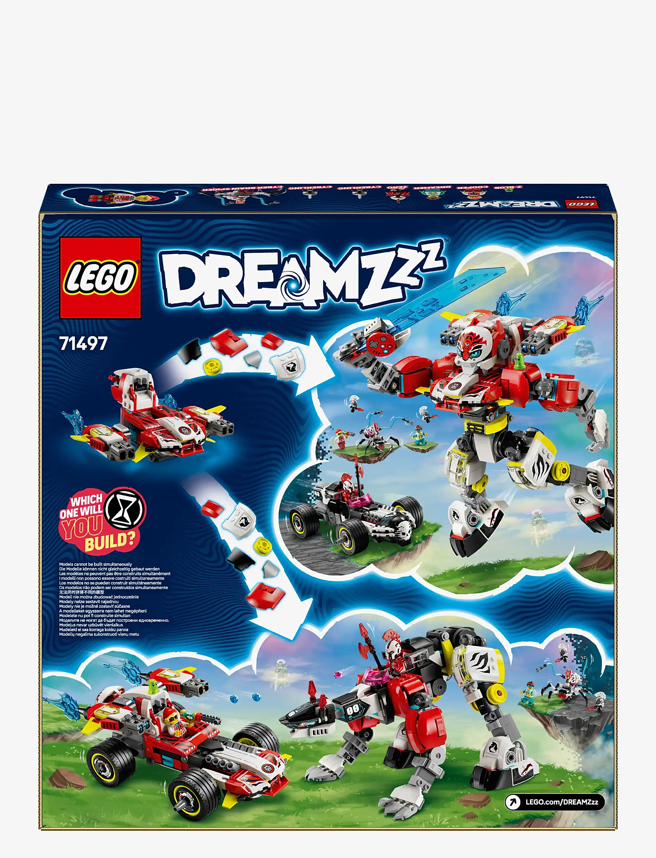 LEGO - Coopers tiger-mech og Zeros hotrod-bil 71497 - lego dreamzzz™ - multi - 5