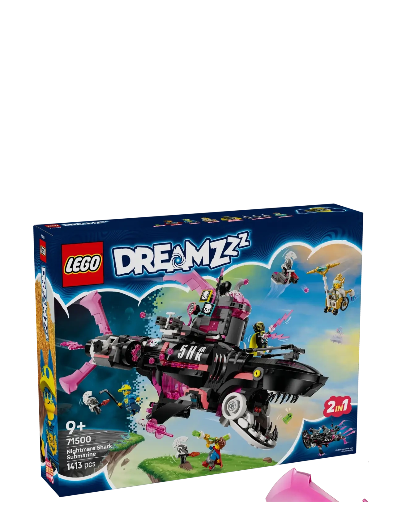 LEGO Mareridtshaj-Ubåd 71500, One Size, Lego Spielzeug, Mehrfarbig/gemustert - Dreamzzz, Kinder