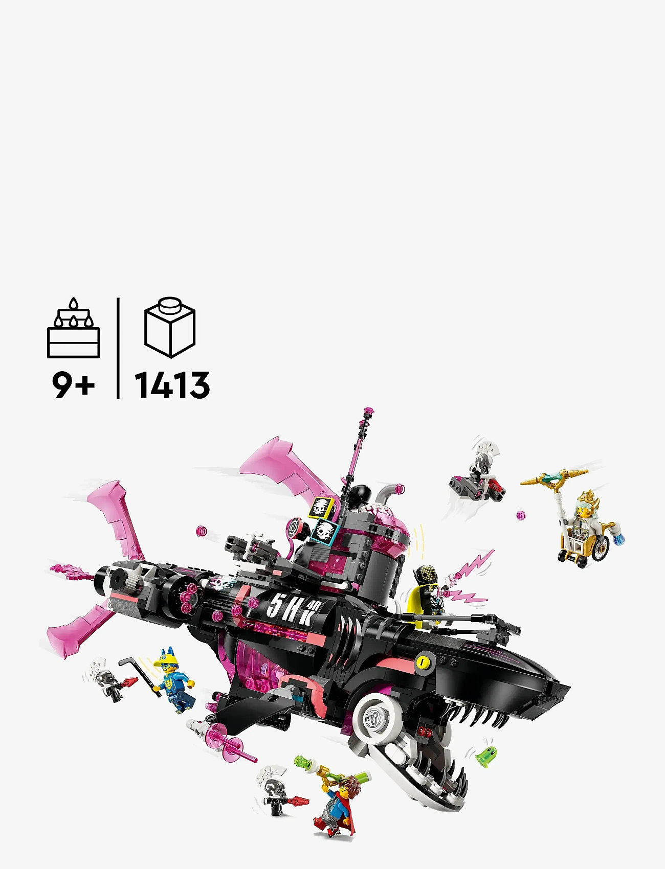 LEGO - Nightmare Shark Submarine Toy 71500 - lego dreamzzz™ - multi - 1