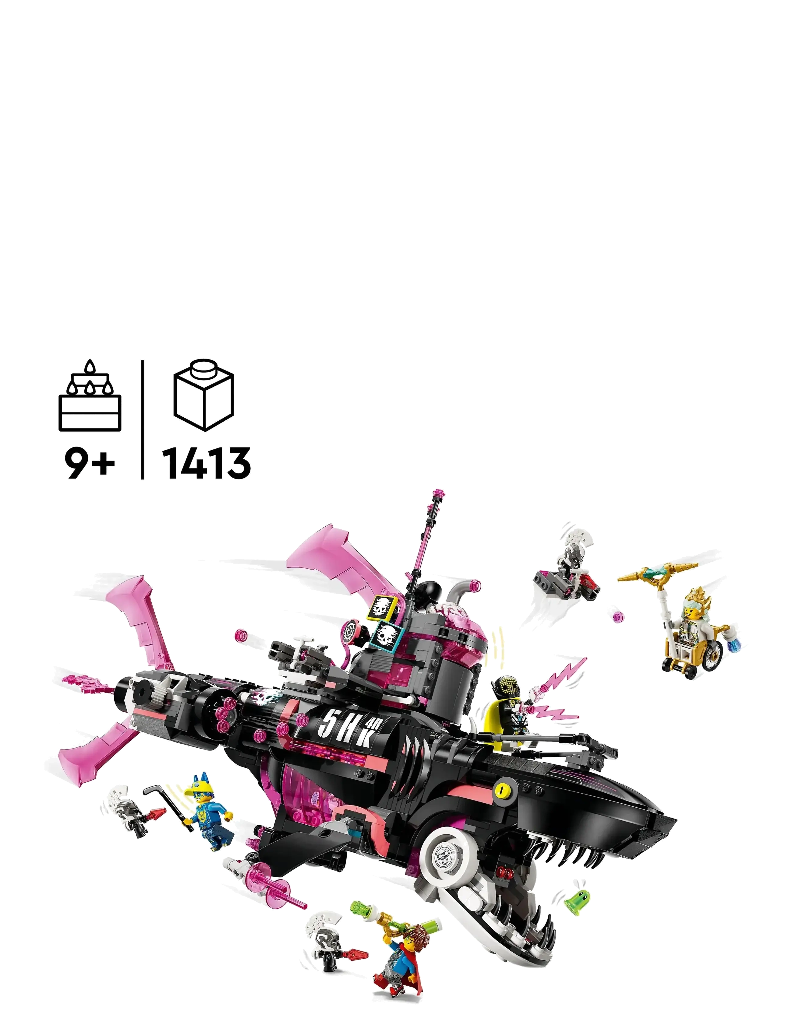 LEGO - Nightmare Shark Submarine Toy 71500 - lego dreamzzz™ - multi - 1