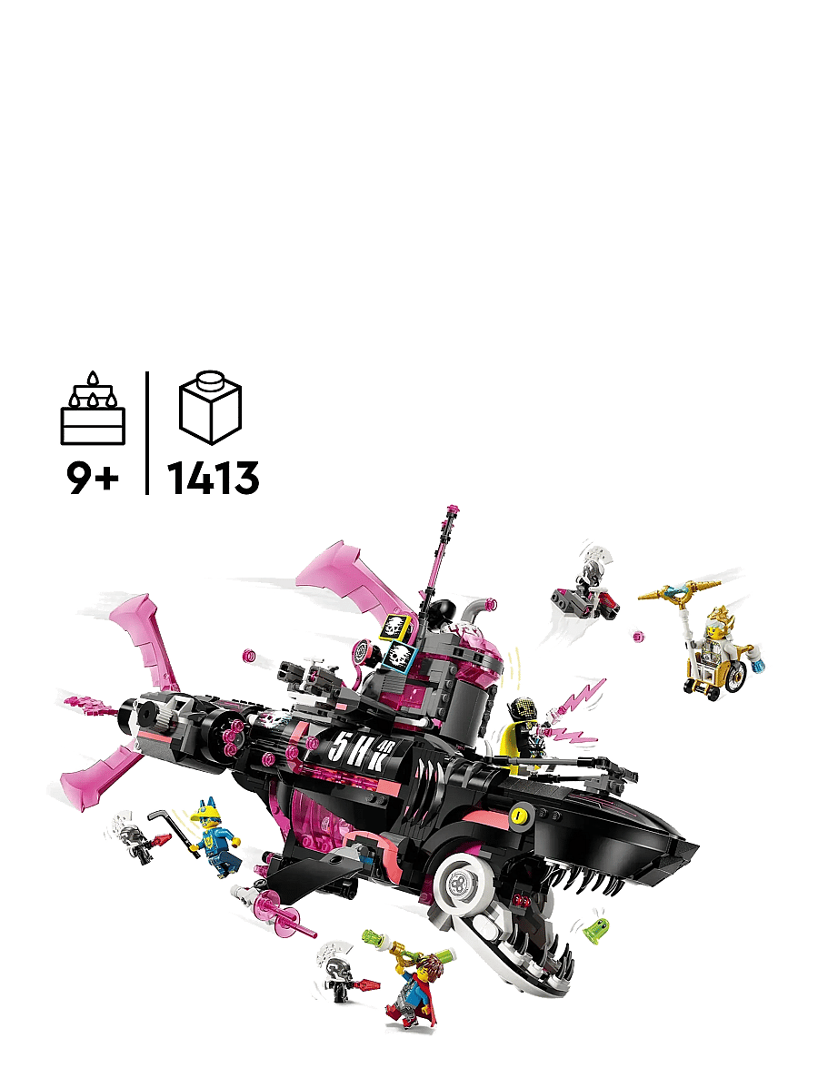 LEGO - Nightmare Shark Submarine Toy 71500 - lego dreamzzz™ - multi - 1