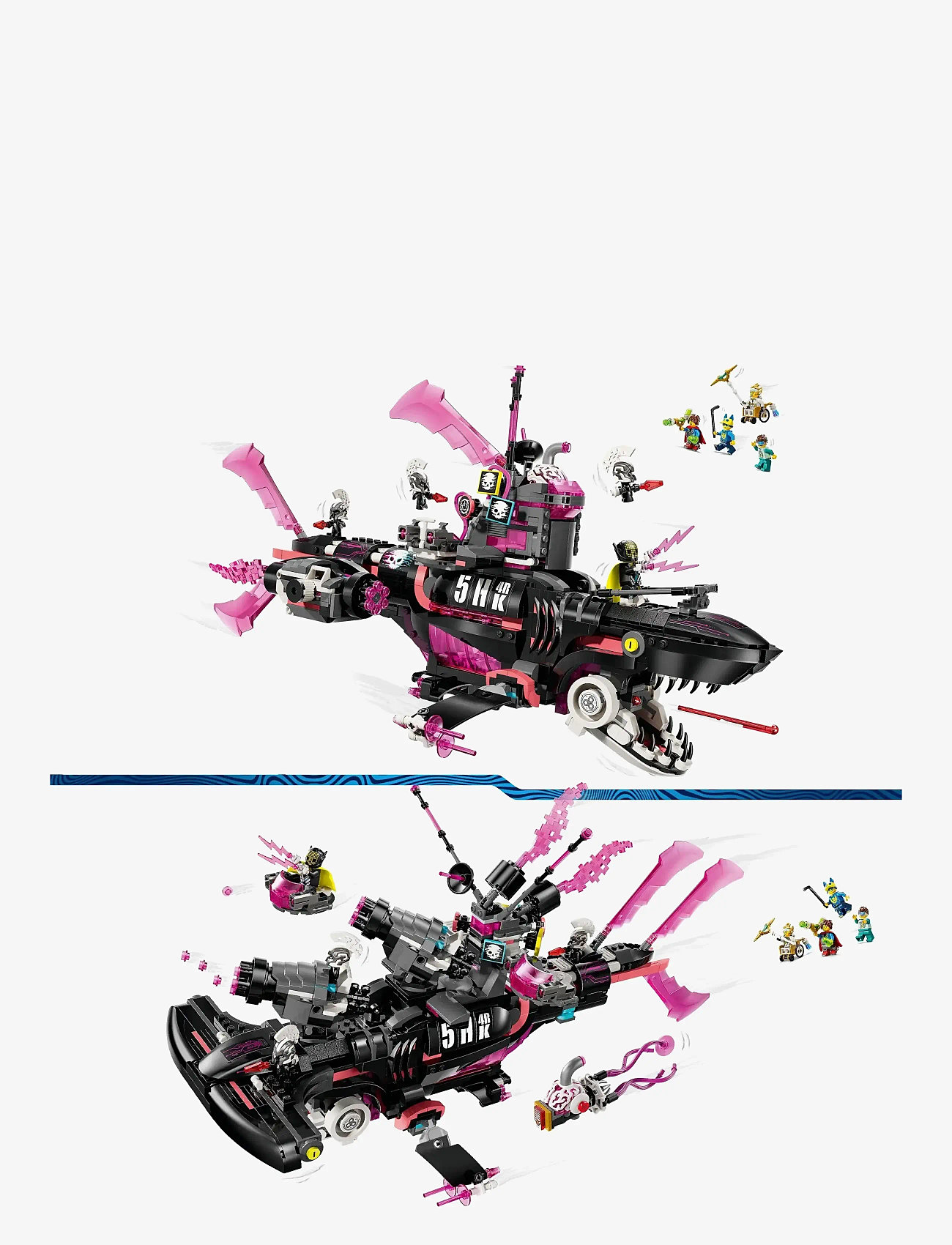 LEGO - Nightmare Shark Submarine Toy 71500 - lego dreamzzz™ - multi - 3