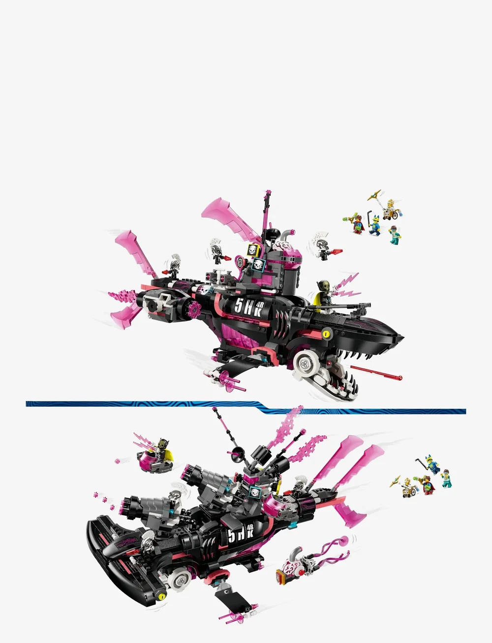 LEGO - Nightmare Shark Submarine Toy 71500 - lego dreamzzz™ - multi - 3