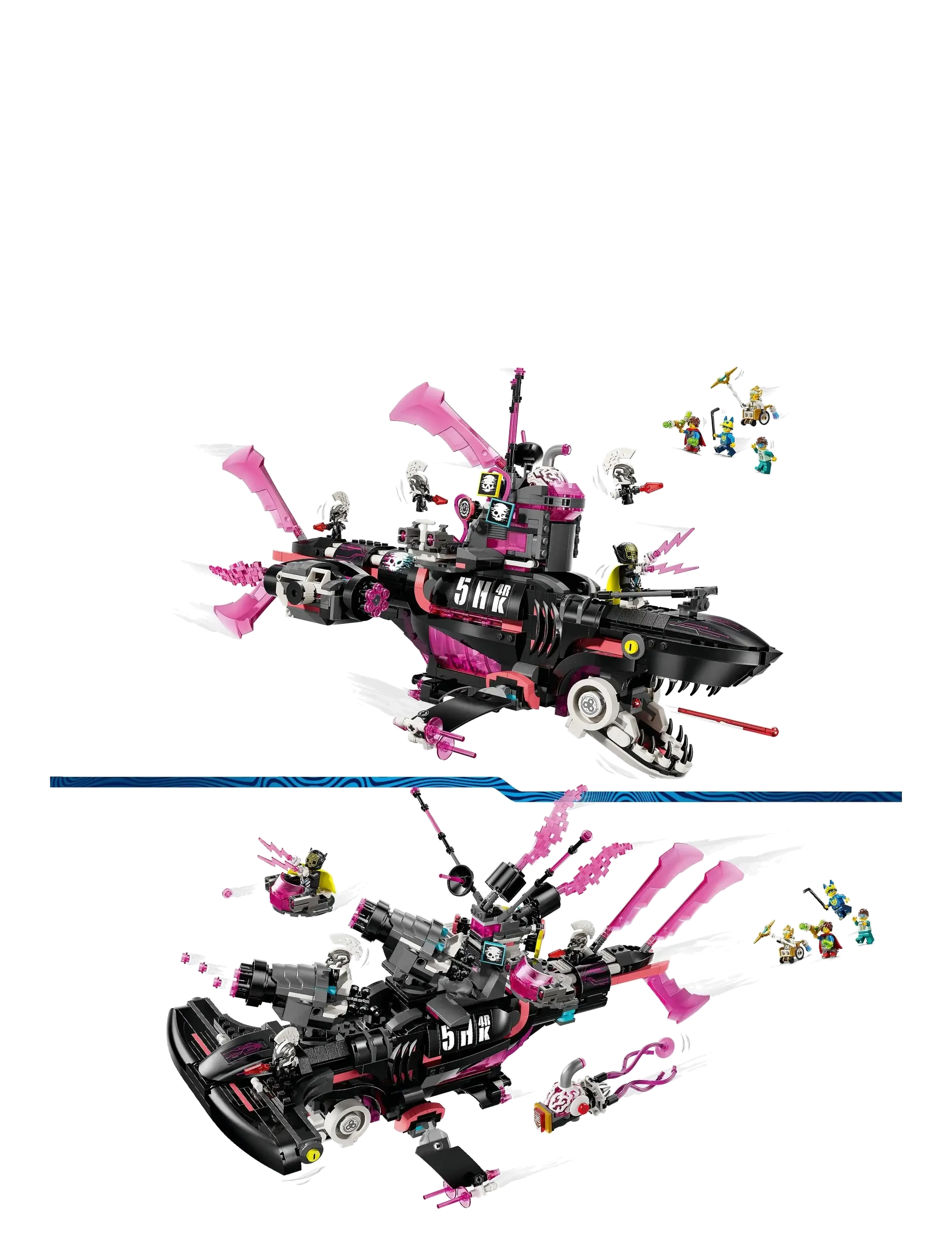 LEGO - Nightmare Shark Submarine Toy 71500 - lego dreamzzz™ - multi - 3