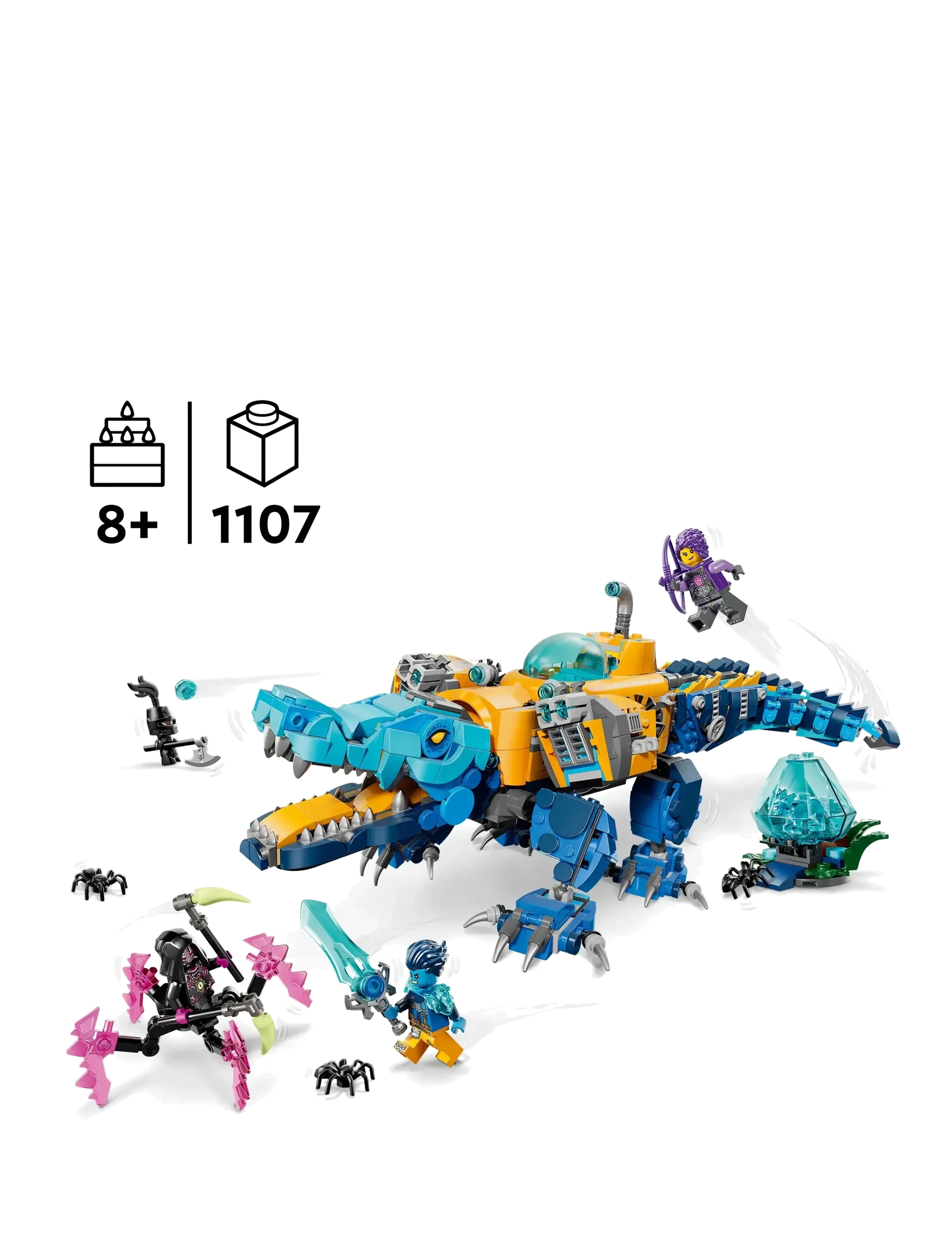 LEGO - Krokodille-ubåd 71512 - lego dreamzzz™ - multi - 1
