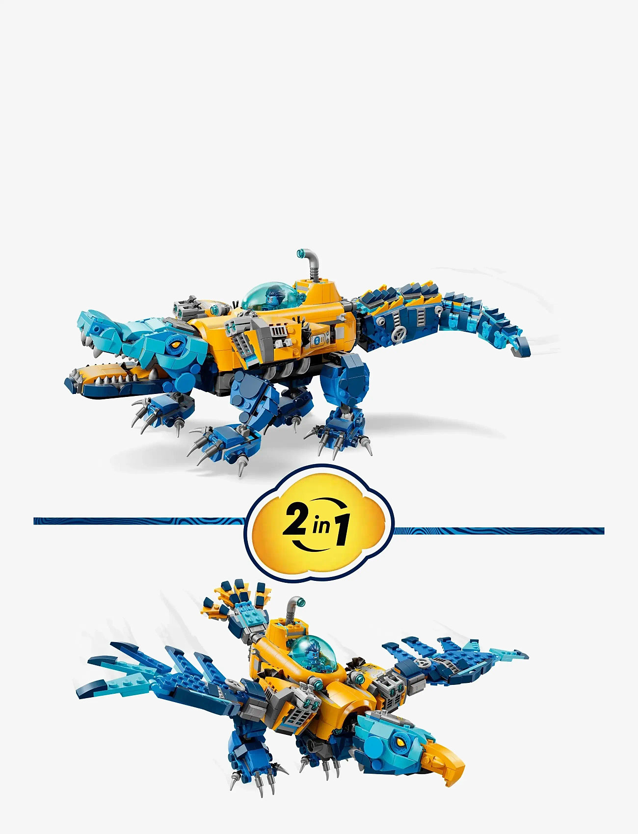 LEGO - Crocodile Submarine Building Toy 71512 - lego dreamzzz™ - multi - 4