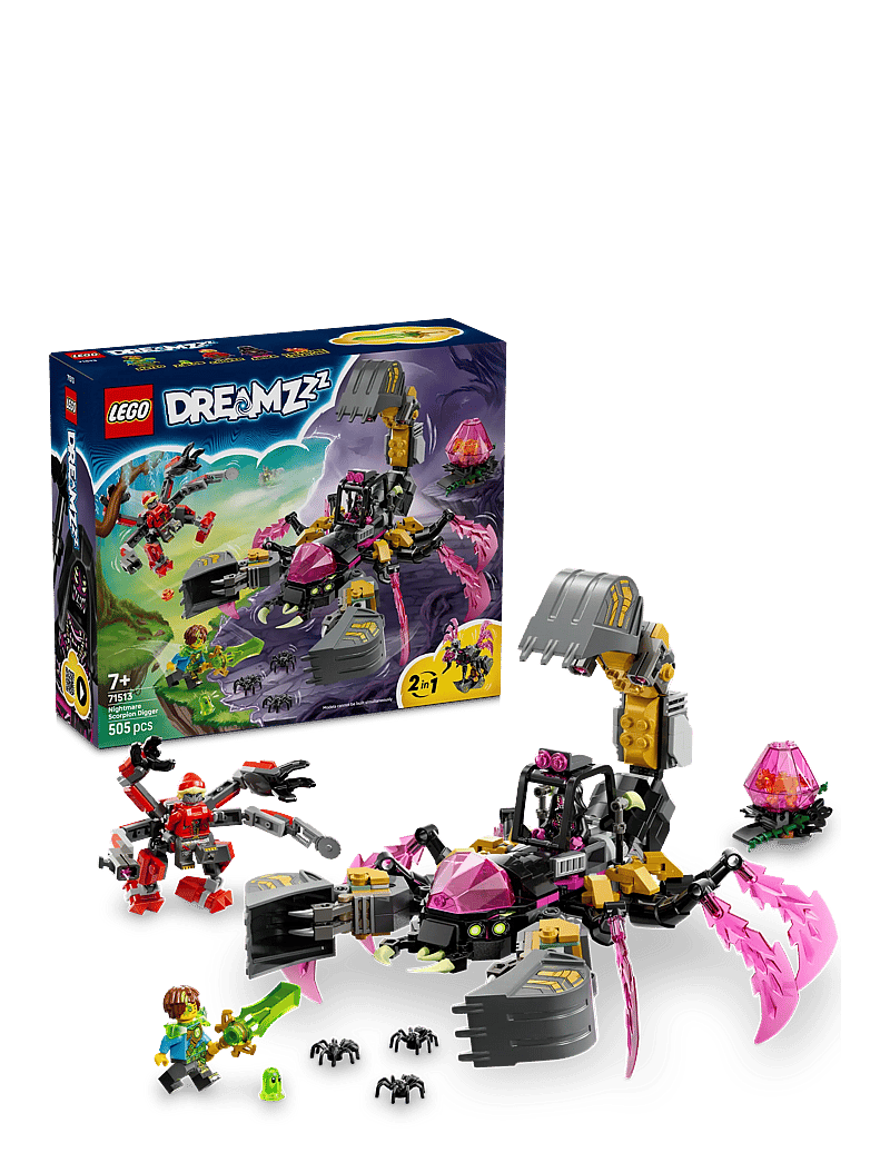 LEGO - Nightmare Scorpion Digger Building Toy 71513 - lego dreamzzz™ - multi - 0