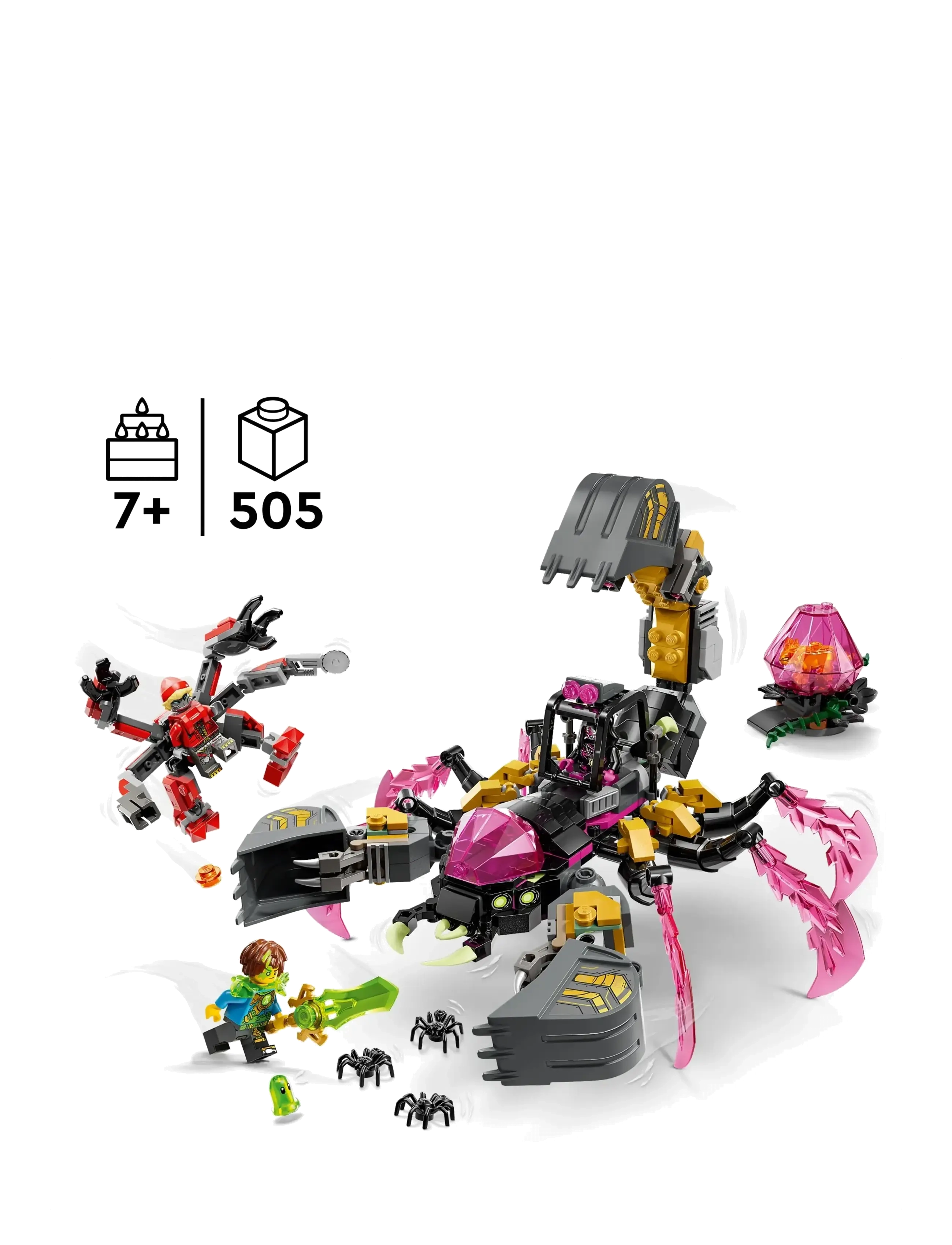 LEGO - Nightmare Scorpion Digger Building Toy 71513 - lego dreamzzz™ - multi - 1