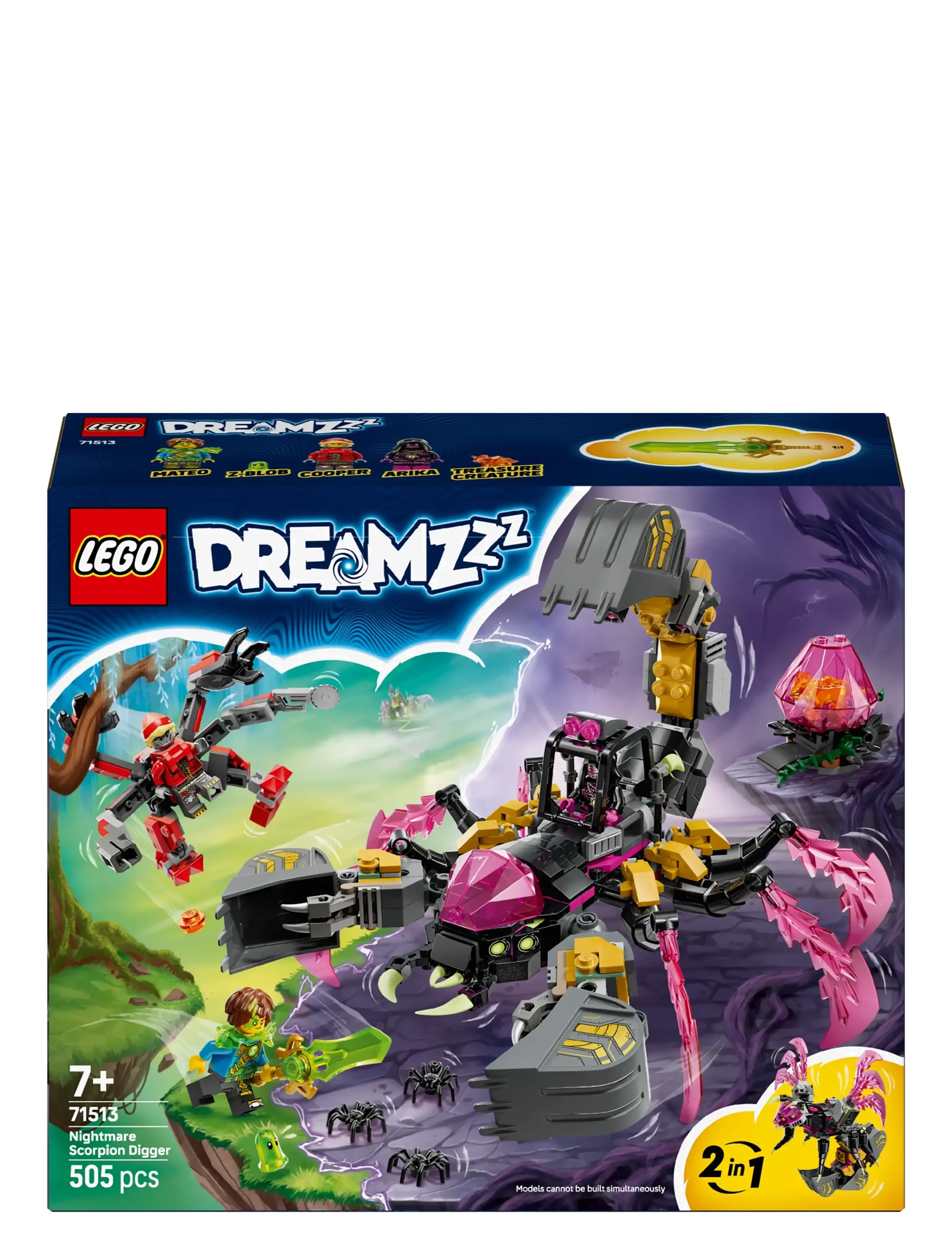 LEGO Nightmare Scorpion Digger Building Toy 71513 (LGO71513