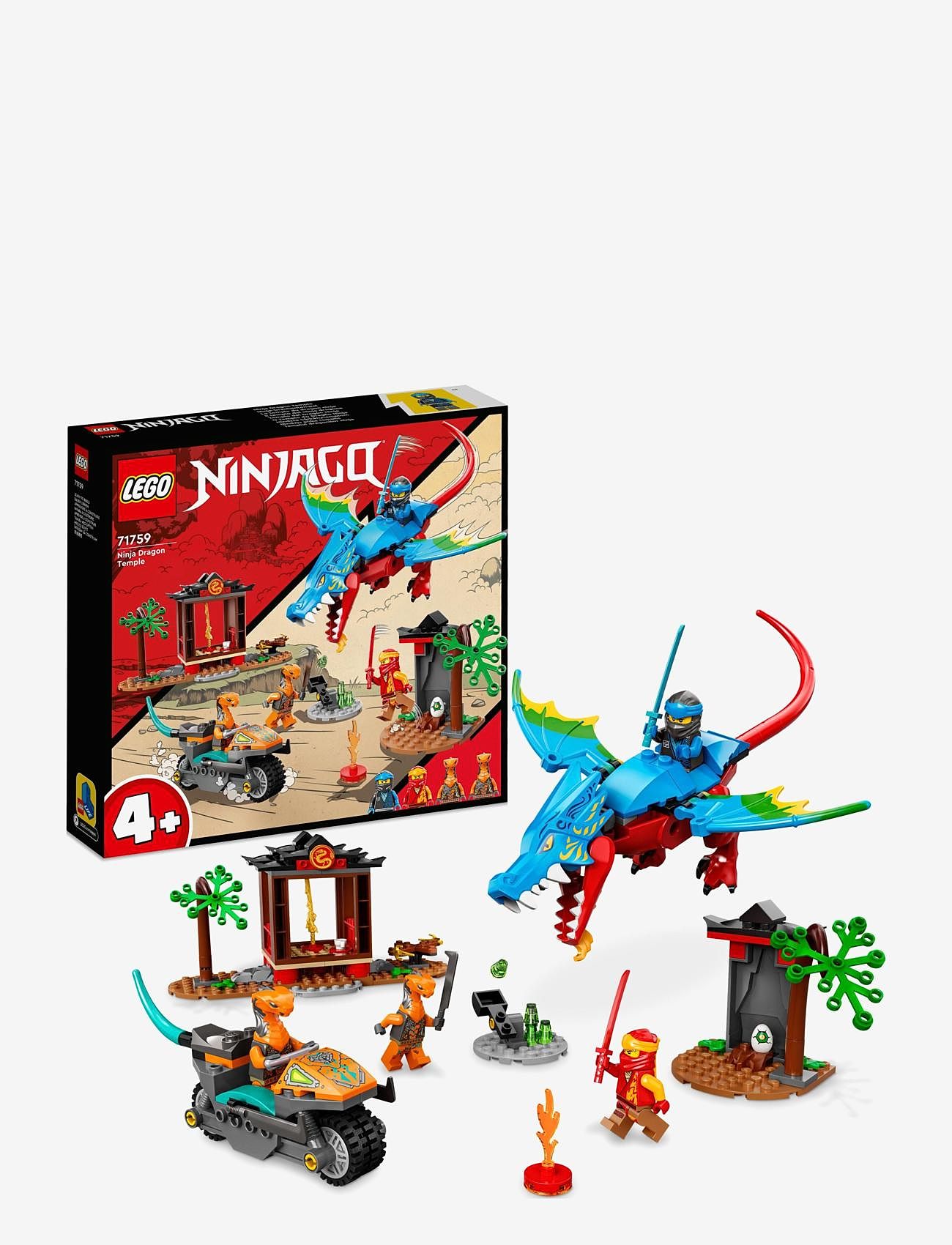 LEGO - Ninja Dragon Temple Toy Motorbike Set - lego® ninjago® - multicolor - 0