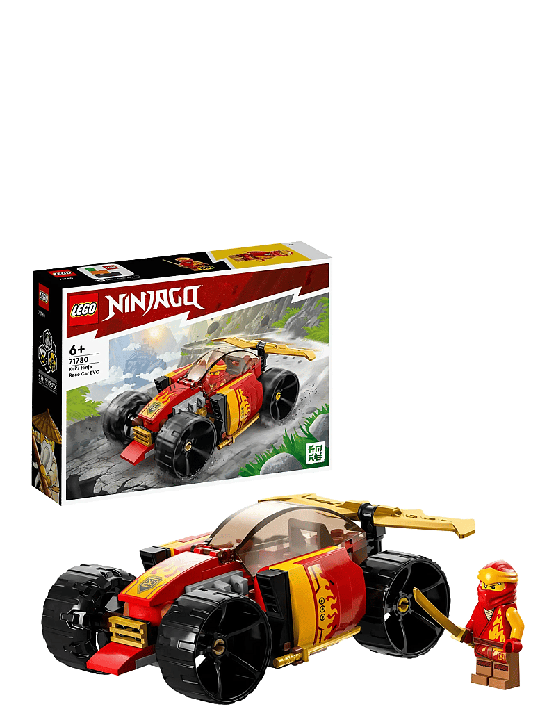 LEGO - Kai’s Ninja Race Car EVO 71780 Building Toy Set - lego ninjago - multicolor - 0