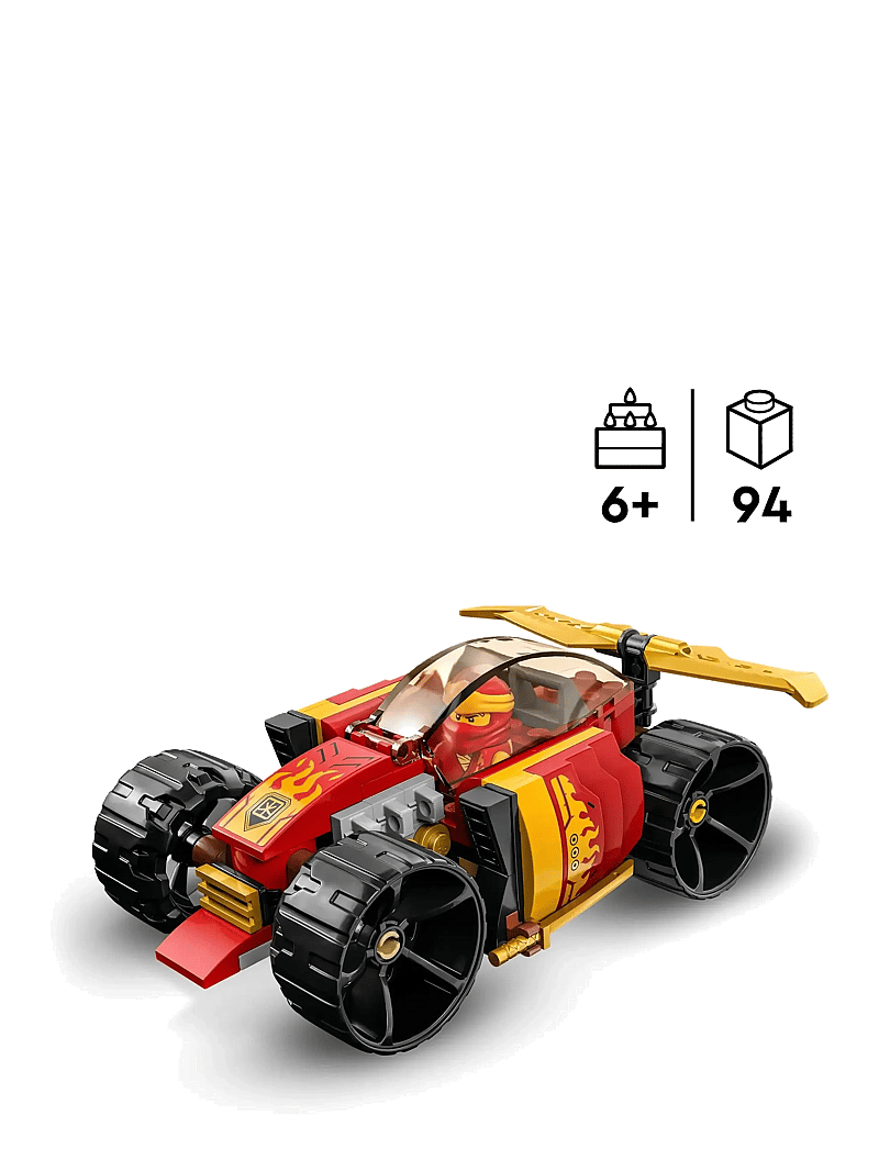 LEGO - Kai’s Ninja Race Car EVO 71780 Building Toy Set - lego ninjago - multicolor - 1