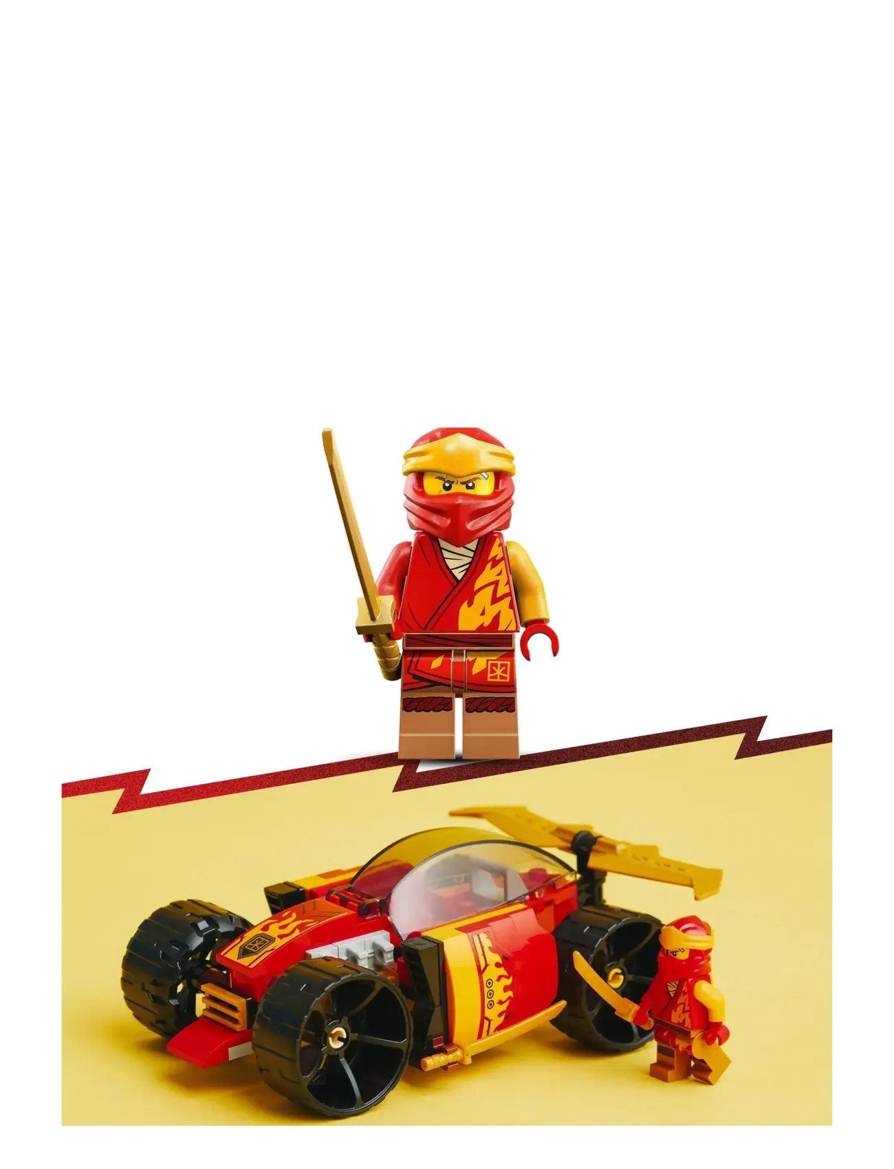 LEGO - Kai’s Ninja Race Car EVO 71780 Building Toy Set - lego ninjago - multicolor - 3