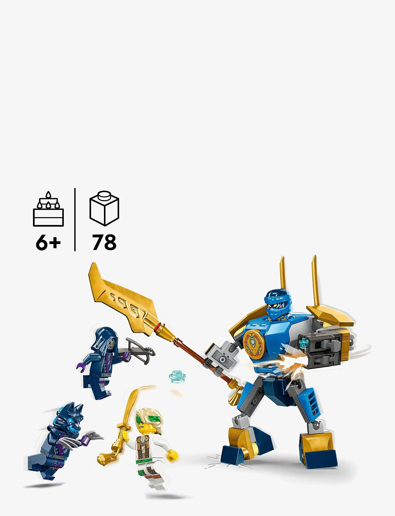 LEGO - Jay’s Mech Battle Pack Ninja Toy 71805 - lego® ninjago® - multi - 1