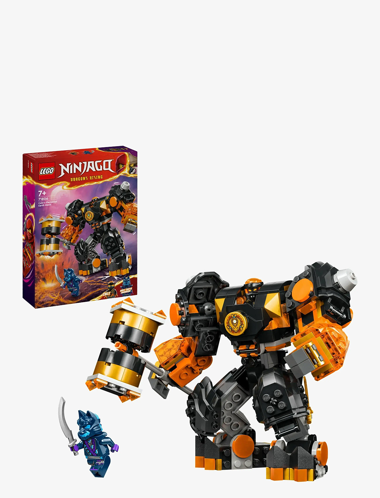 LEGO - Cole’s Elemental Earth Mech Toy 71806 - lego® ninjago® - multi - 0