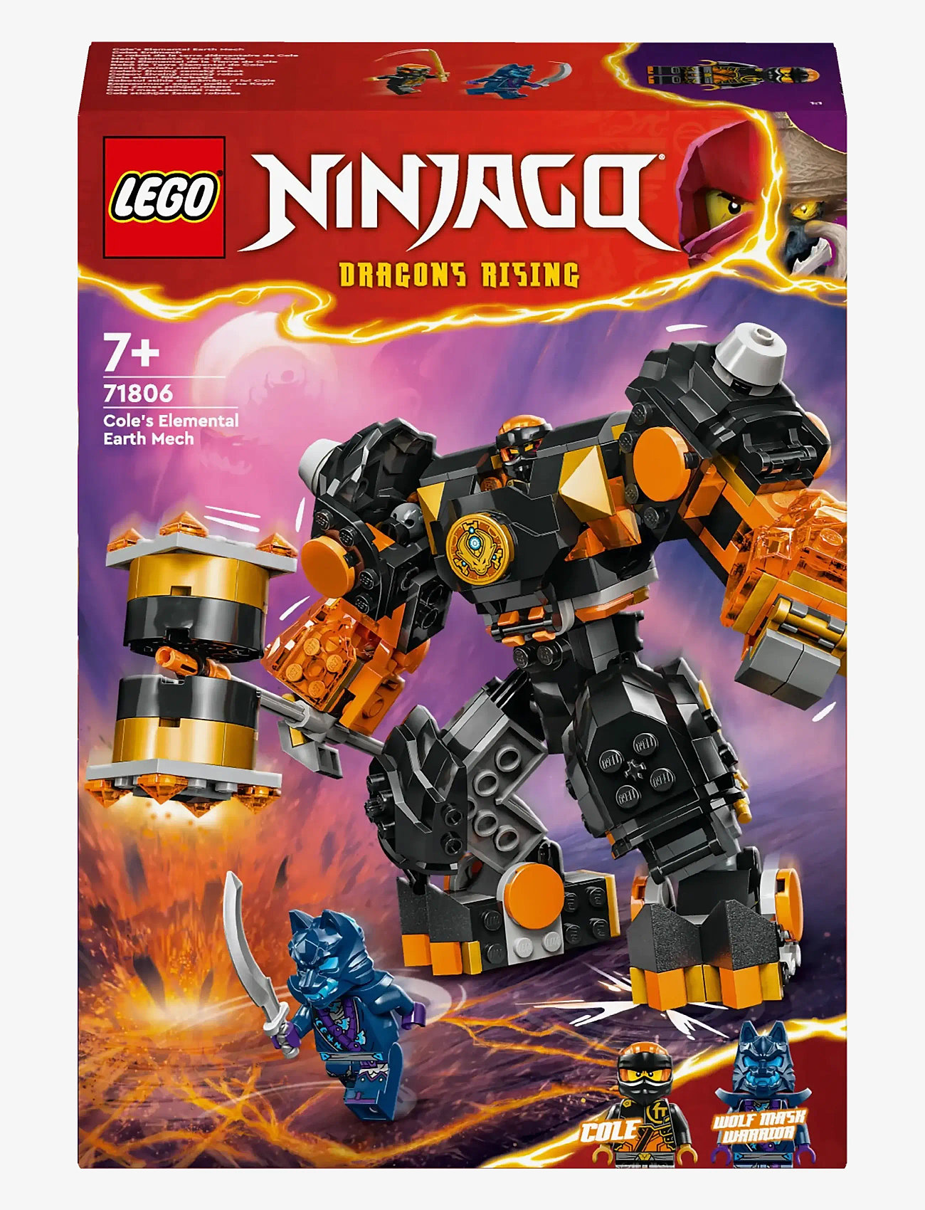 LEGO - Cole’s Elemental Earth Mech Toy 71806 - lego® ninjago® - multi - 3