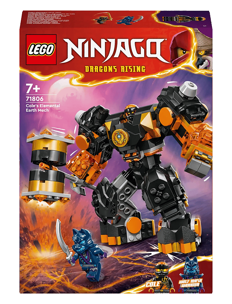 LEGO - Cole’s Elemental Earth Mech Toy 71806 - lego® ninjago® - multi - 3