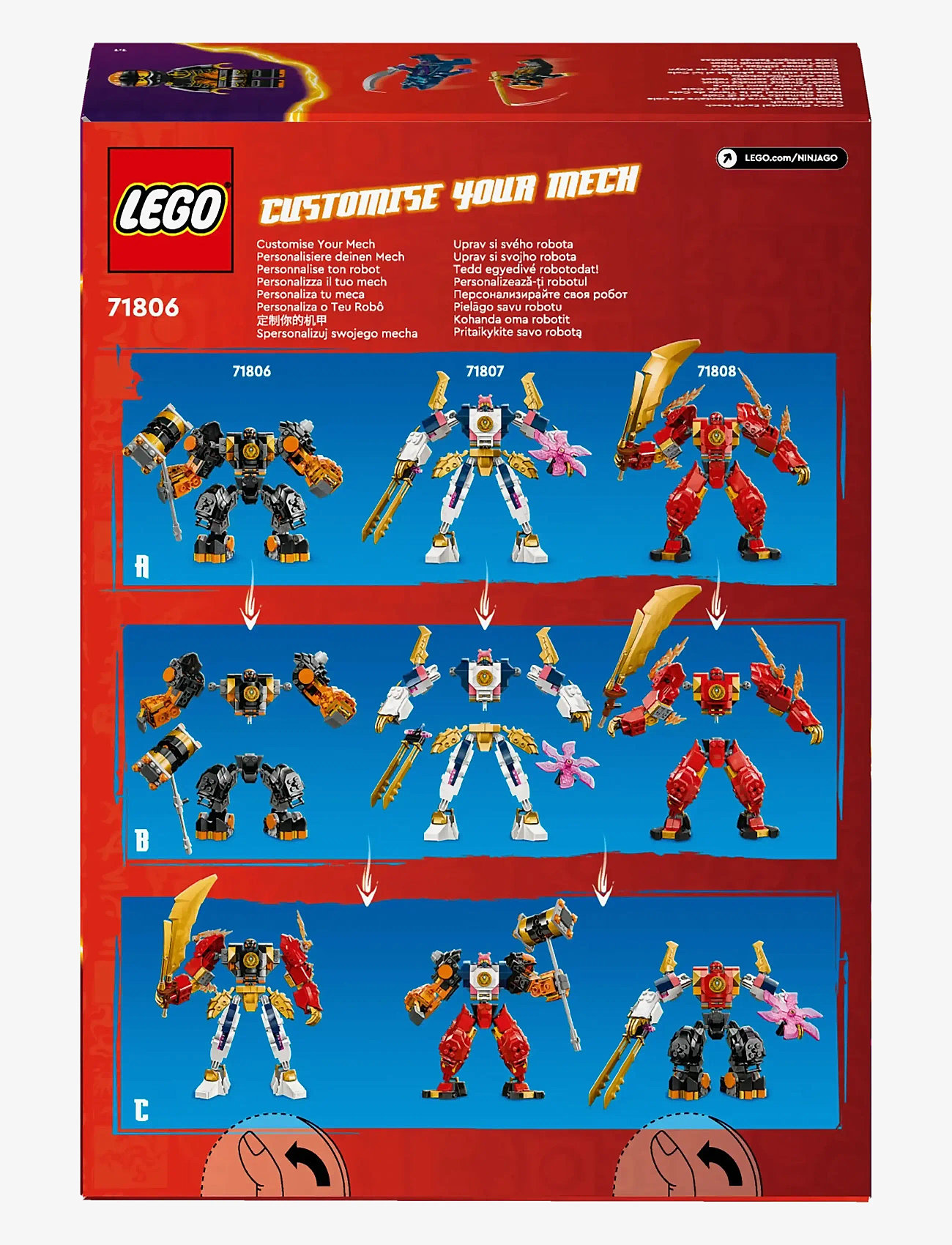 LEGO - Cole’s Elemental Earth Mech Toy 71806 - lego® ninjago® - multi - 4